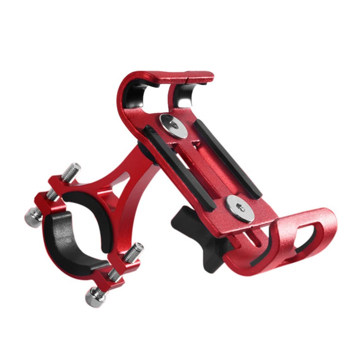 Premium Aluminum Alloy Bike Phone Holder - Universal Anti-Slip Motorcycle & Bicycle Phone Mount with Secure GPS Clip | Perfect for Cycling, Commuting & Outdoor Adventures