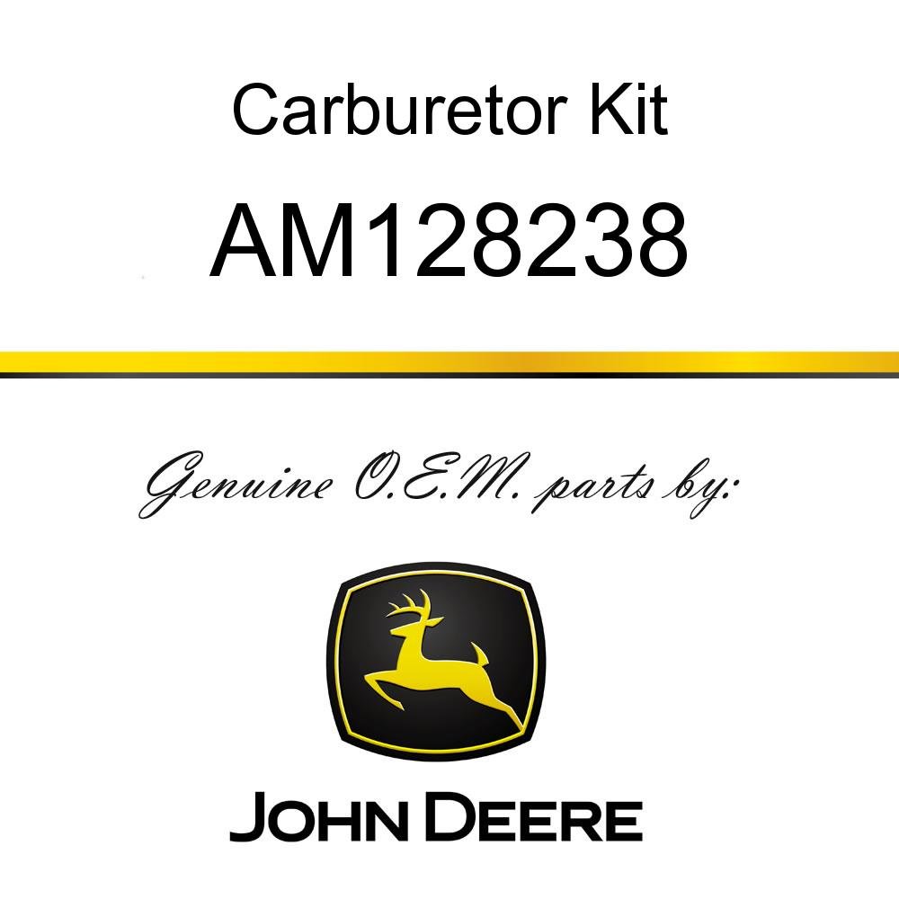 John Deere AM128238 Original Equipment Carburetor Kit - Compatible with Tractor Models X540, X570, X580 - Perfect for Engine Repair & Maintenance