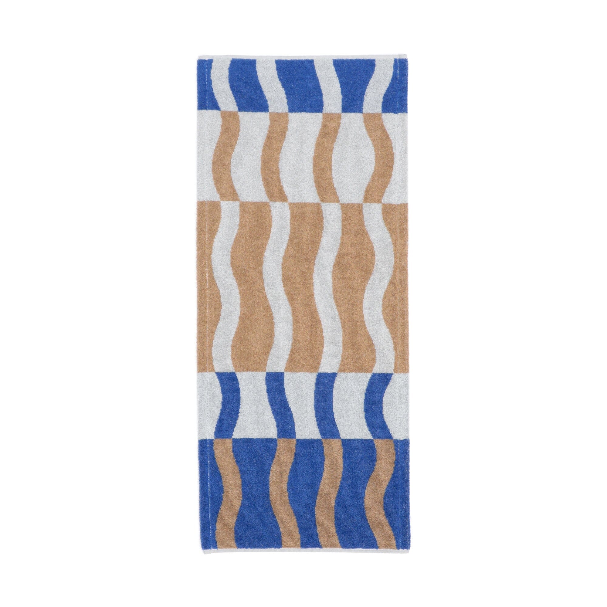 Antibacterial & Deodorizing Art Face Towel Wave - Soft & Absorbent Facial Towel for Skincare, Gym & Travel - Perfect for Daily Cleansing, Makeup Removal & Spa Use