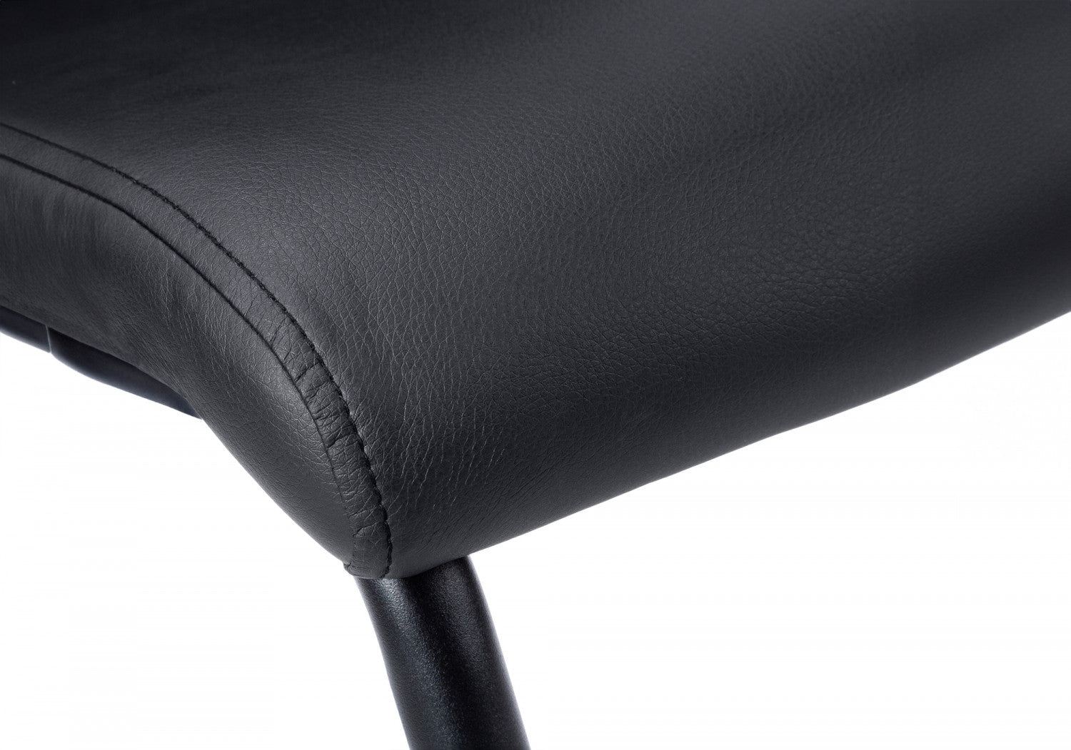 Premium Cabot Dining Chairs - Set of 2 Modern Black Kitchen Chairs for Dining Room, Kitchen & Breakfast Nook - Sturdy & Comfortable Seating Solution