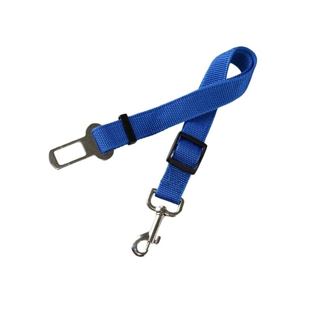 Blue Dog Car Harness Seat Belt - Pet Safety Vehicle Restraint for Dogs & Cats - Secure Travel Accessory for Road Trips & Daily Commutes