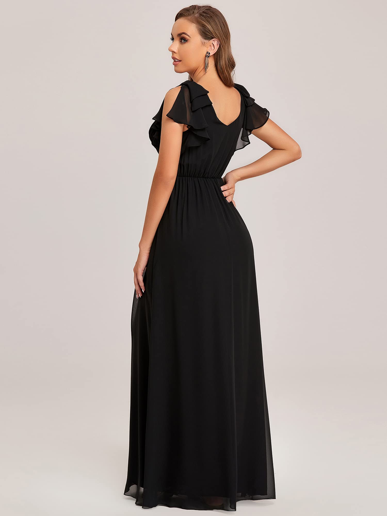 Ever-Pretty Women's A-Line Wedding Bridesmaid Dress Long Formal Gown 7709 - Elegant Evening Gowns for Weddings, Prom & Special Occasions