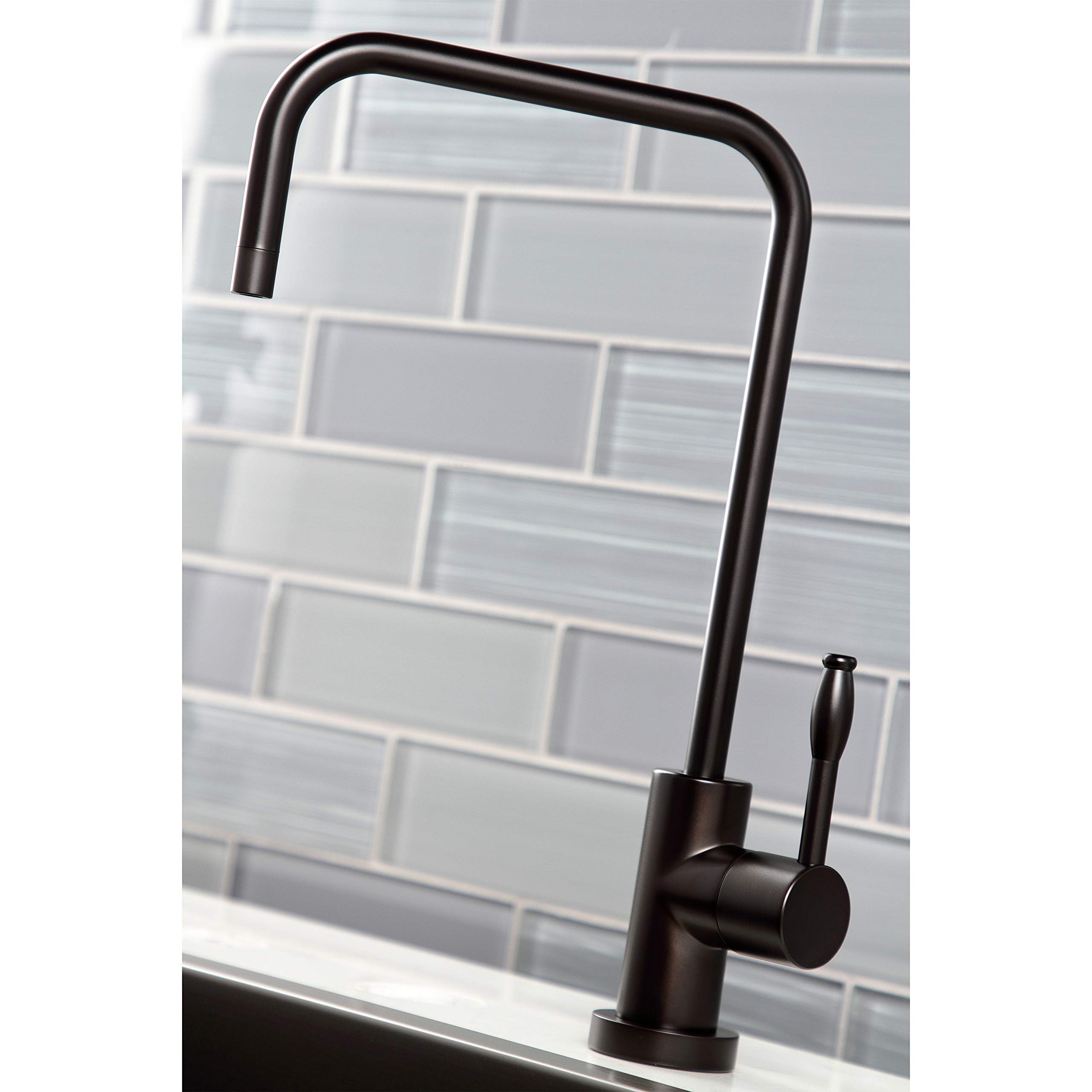 Kingston Brass KS6195NKL Nustudio Single-Handle Cold Water Filtration Faucet in Oil Rubbed Bronze - 5-7/8