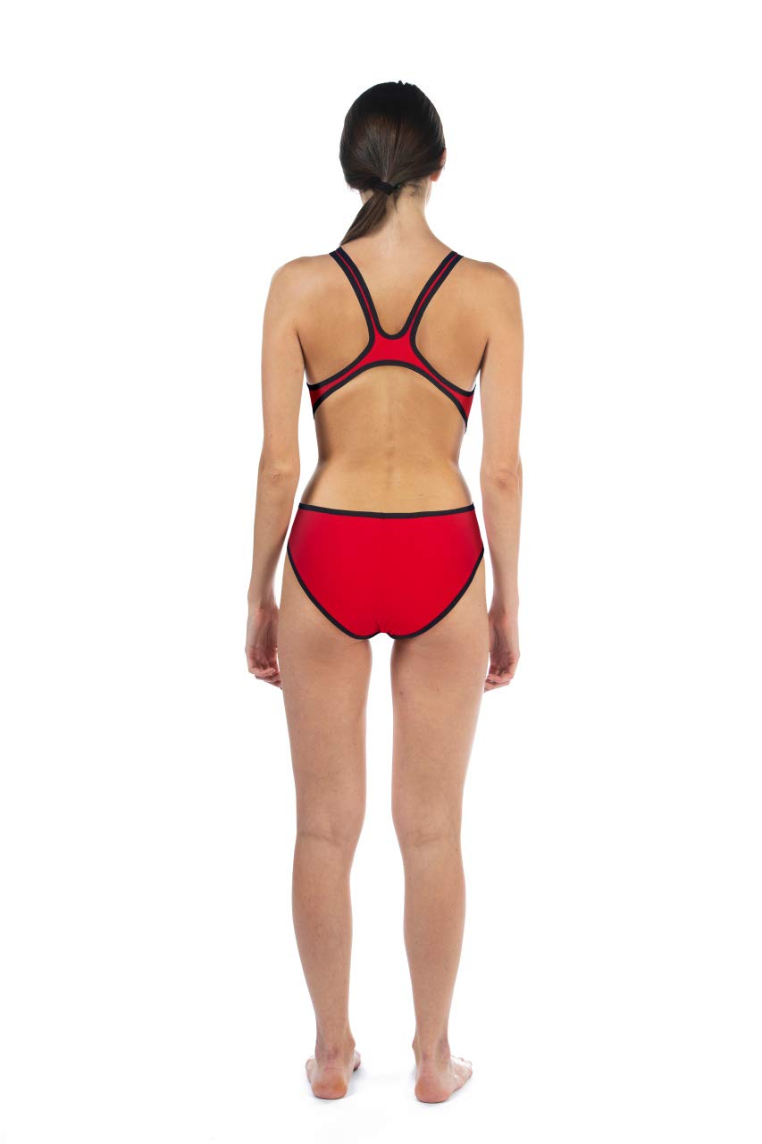 Arena Women's One Piece Swimsuits - Standard Sports Swimsuit with Big Logo for Competition, Training & Beach Swimming