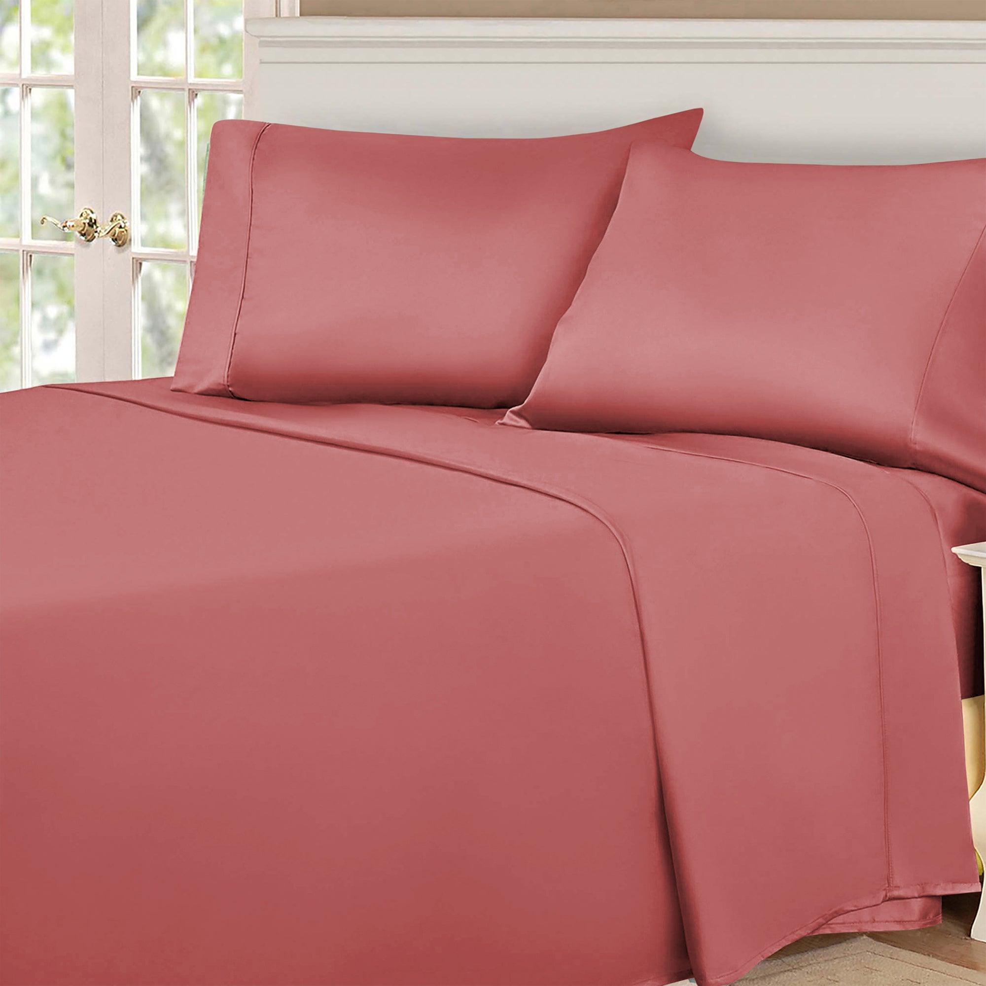 Premium 100% Egyptian Cotton 530 Thread Count Bed Sheet Set - Queen Size, 4-Piece, Breathable & Soft for Ultimate Comfort - Perfect for Luxury Hotels, Master Bedrooms & Gift Giving