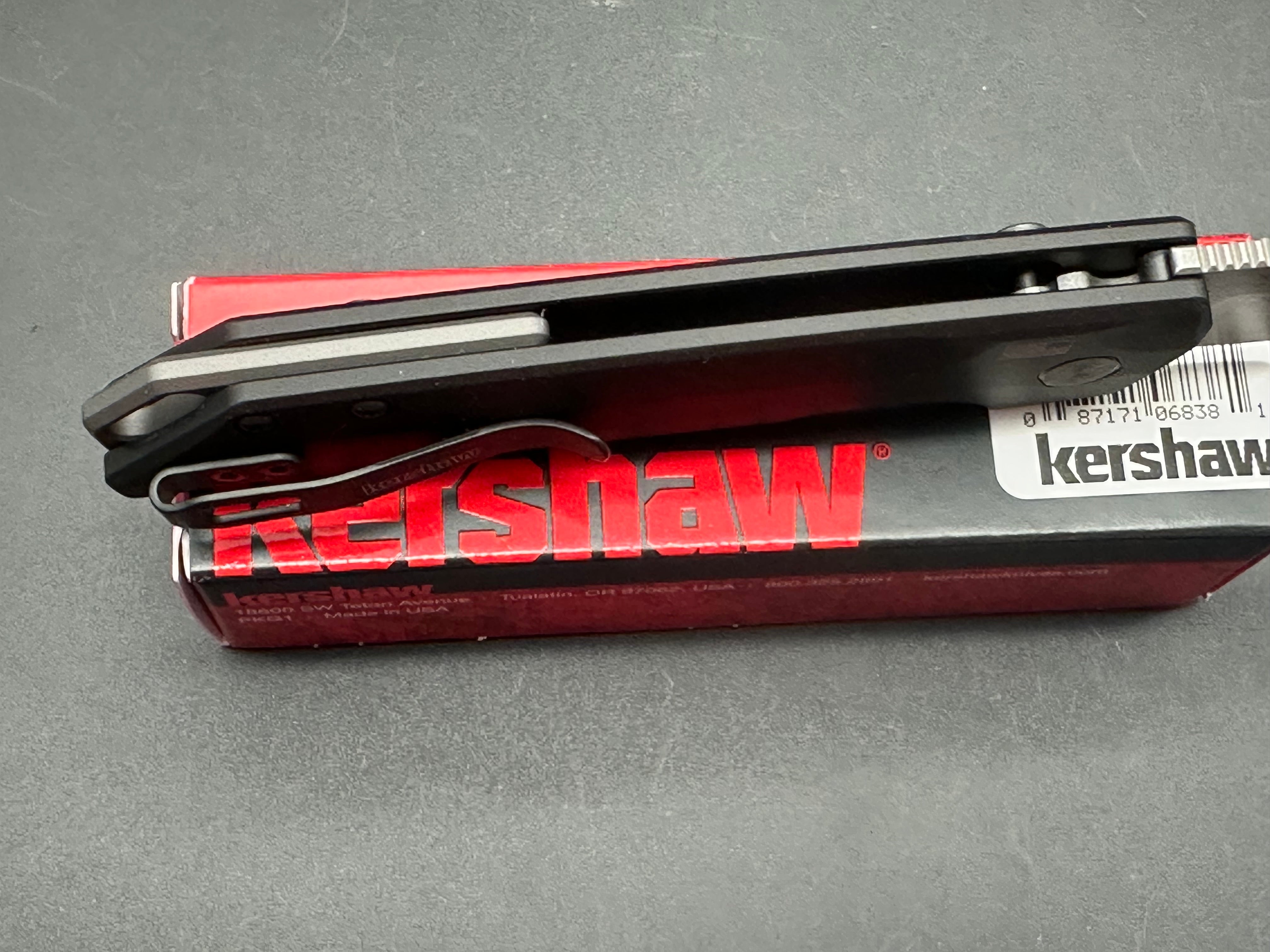 Kershaw LAUNCH IRIDIUM Automatic Knife - Premium EDC Pocket Knife for Outdoor, Camping & Everyday Carry (EDC) - Razor Sharp Blade & Durable Aluminum Handle