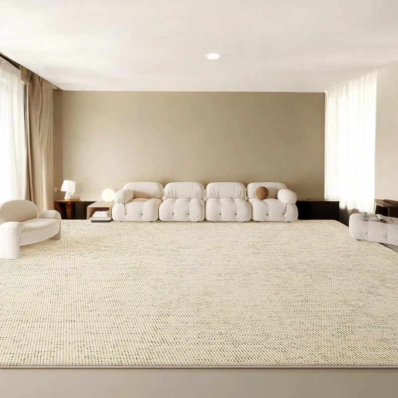 Luxury Cora Velvet WaterShield Textured Area Rug for Living Room - Soft, Stain-Resistant & Durable - Perfect for Home Decor, Family Gatherings & Cozy Spaces