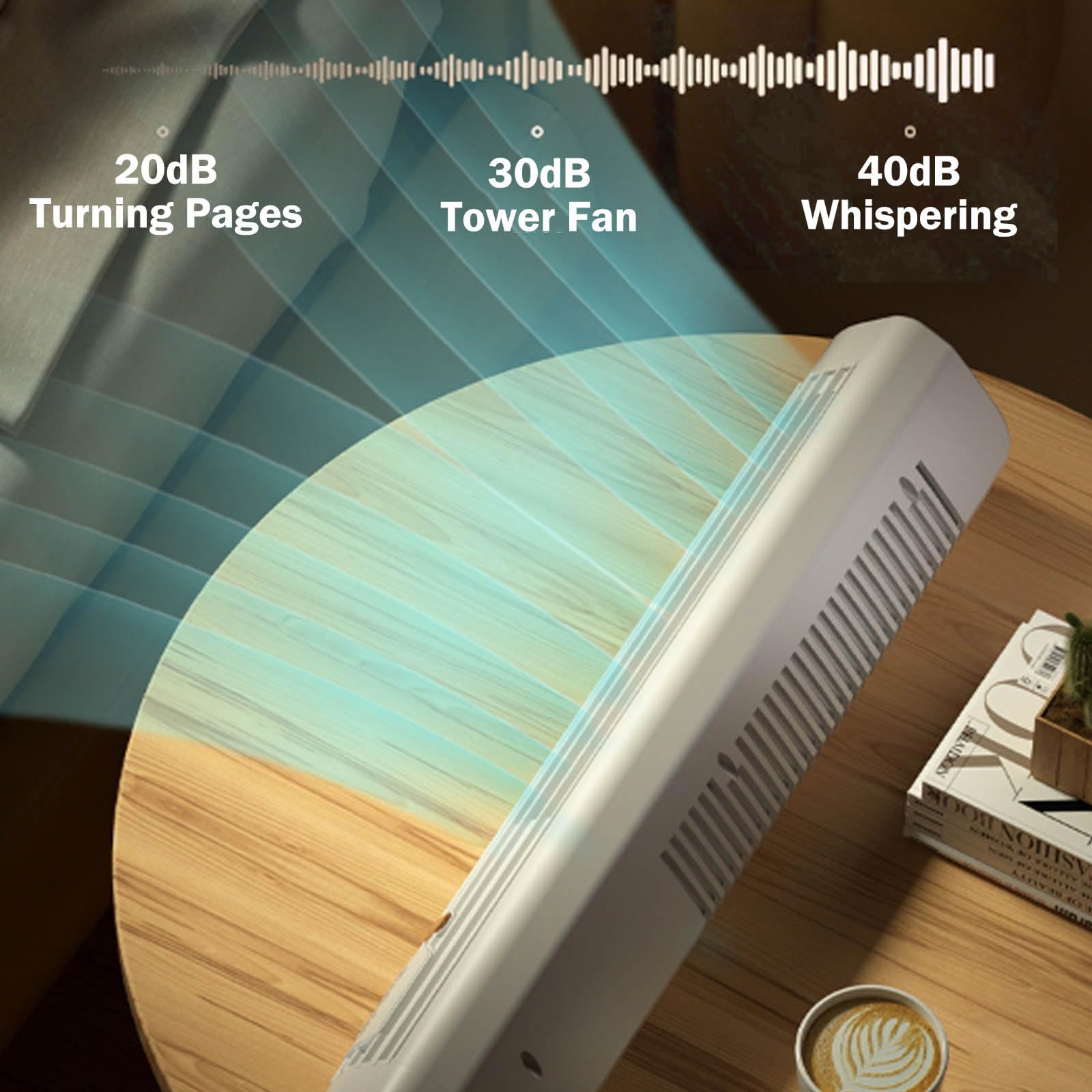 Sherum Cooling Ace 5.0 Portable Air Conditioner - Quiet 3-Speed Cooling Fan for Bedroom & Office - Compact Personal AC Unit with Energy Efficient Cooling Technology - Perfect for Home, Dorm, Desk, and Workspace Use (2 Pack, Khaki)