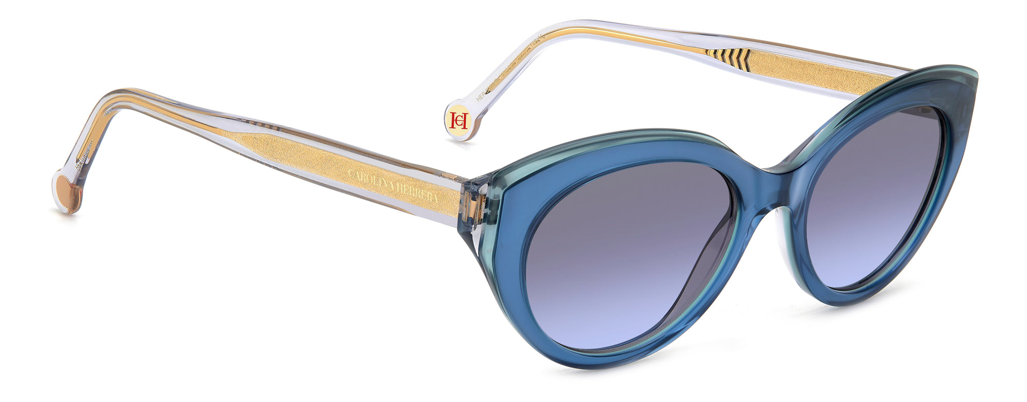 Carolina Herrera HER 0250/S Women's Designer Sunglasses - UV Protection Luxury Fashion Shades for Beach, Driving & Outdoor Activities