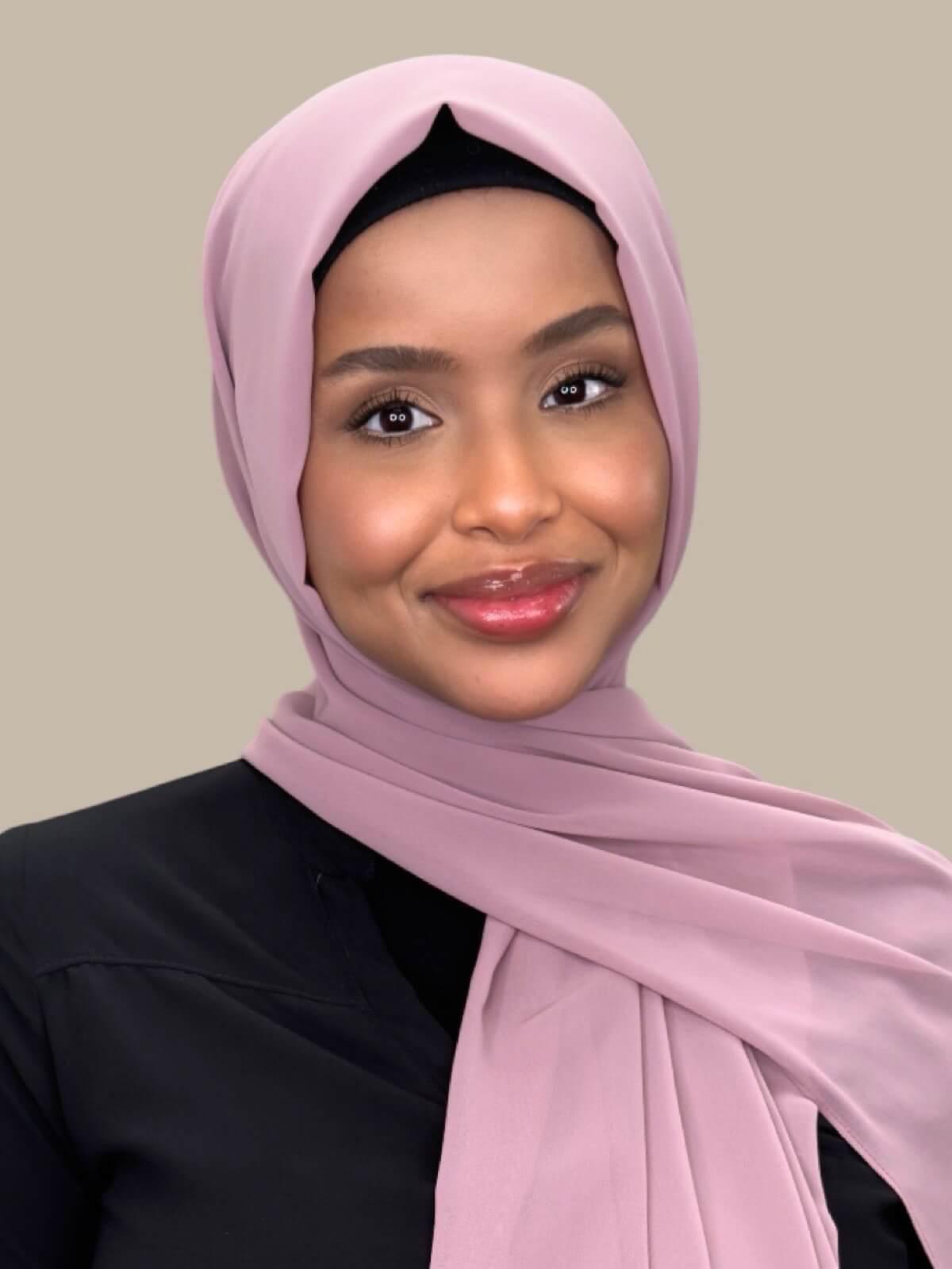 Luxury Chiffon Hijab Scarf - Soft & Lightweight Muslim Headscarf for Women - Perfect for Daily Wear, Prayer, and Special Occasions
