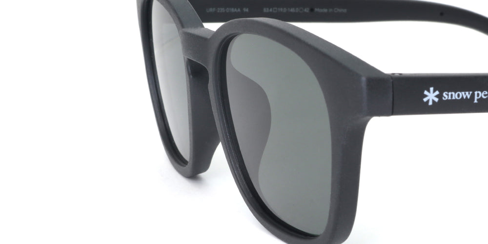 JINS x Snow Peak Rubber Sunglasses 018 - Lightweight Polarized Outdoor Sunglasses for Hiking, Fishing & Beach Activities