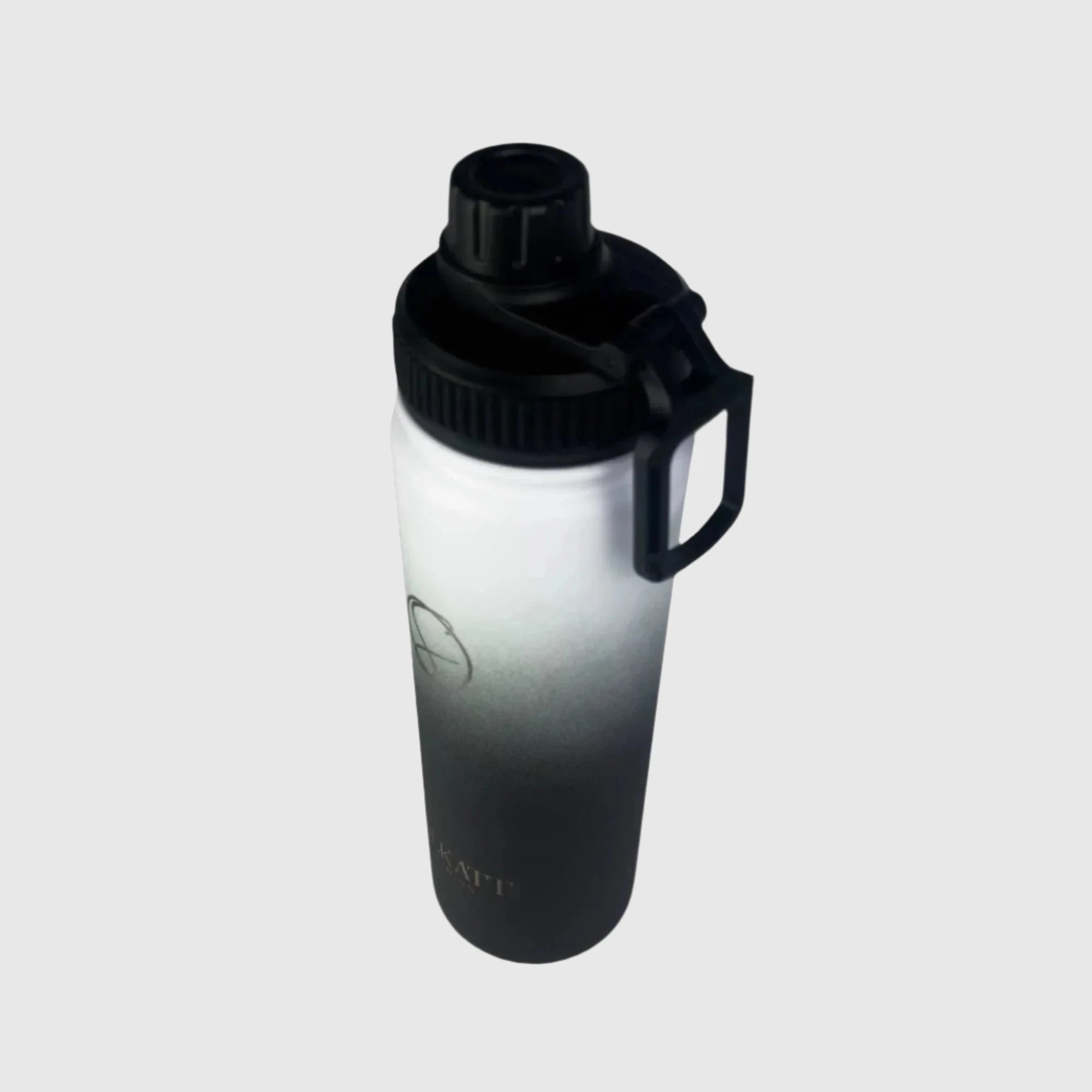 Premium 650ml (22oz) Stainless Steel Insulated Water Bottle - Midnight Black - Keeps Drinks Hot/Cold for 24 Hours - Perfect for Gym, Hiking, Office & Outdoor Activities