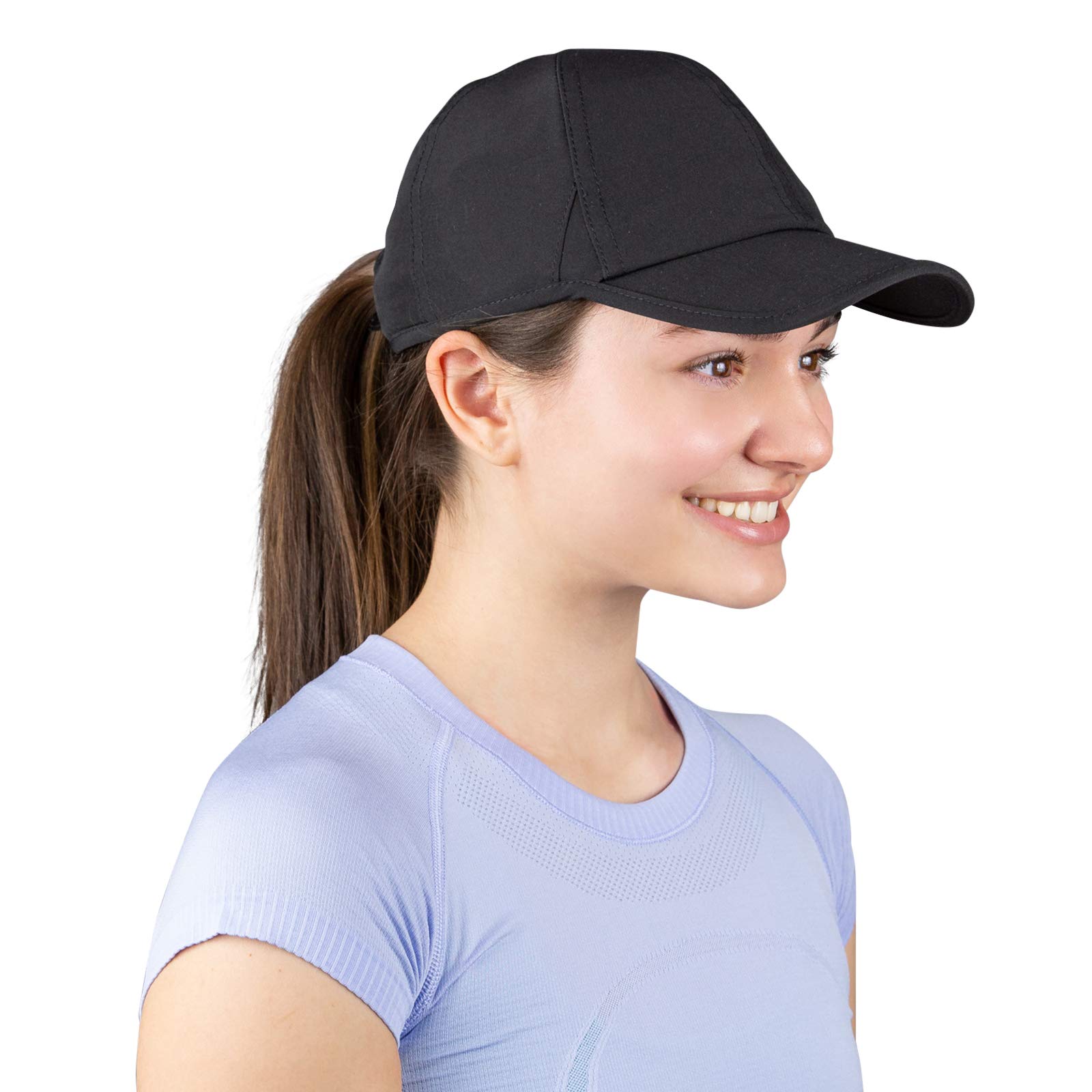 TrailHeads Women's UV Protection Running Hats with 50+ UPF - Breathable Summer Baseball Cap for Tennis, Golf, Gym & Workout - Perfect for Outdoor Sports, Hiking & Daily Sun Protection