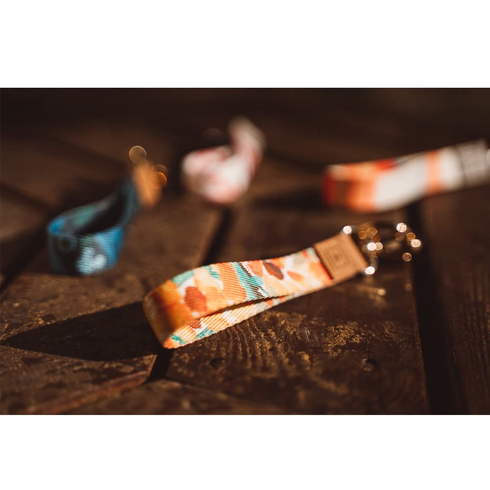 MNGARISTA Hand Wrist Lanyard Keychain - Stylish Wristlet Strap with Carabiner Clip for Keys, ID Badges & Small Essentials | Perfect for Work, Travel, Gym & Outdoor Activities