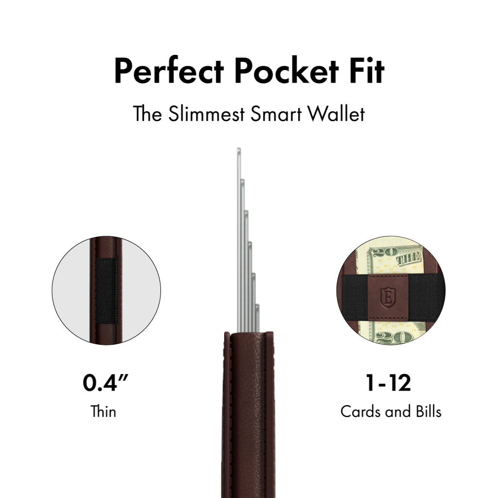 Ekster Smart Wallet for Men - RFID Blocking Slim Minimalist Front Pocket Wallet with Money Clip | Perfect for Travel, Business & Everyday Carry