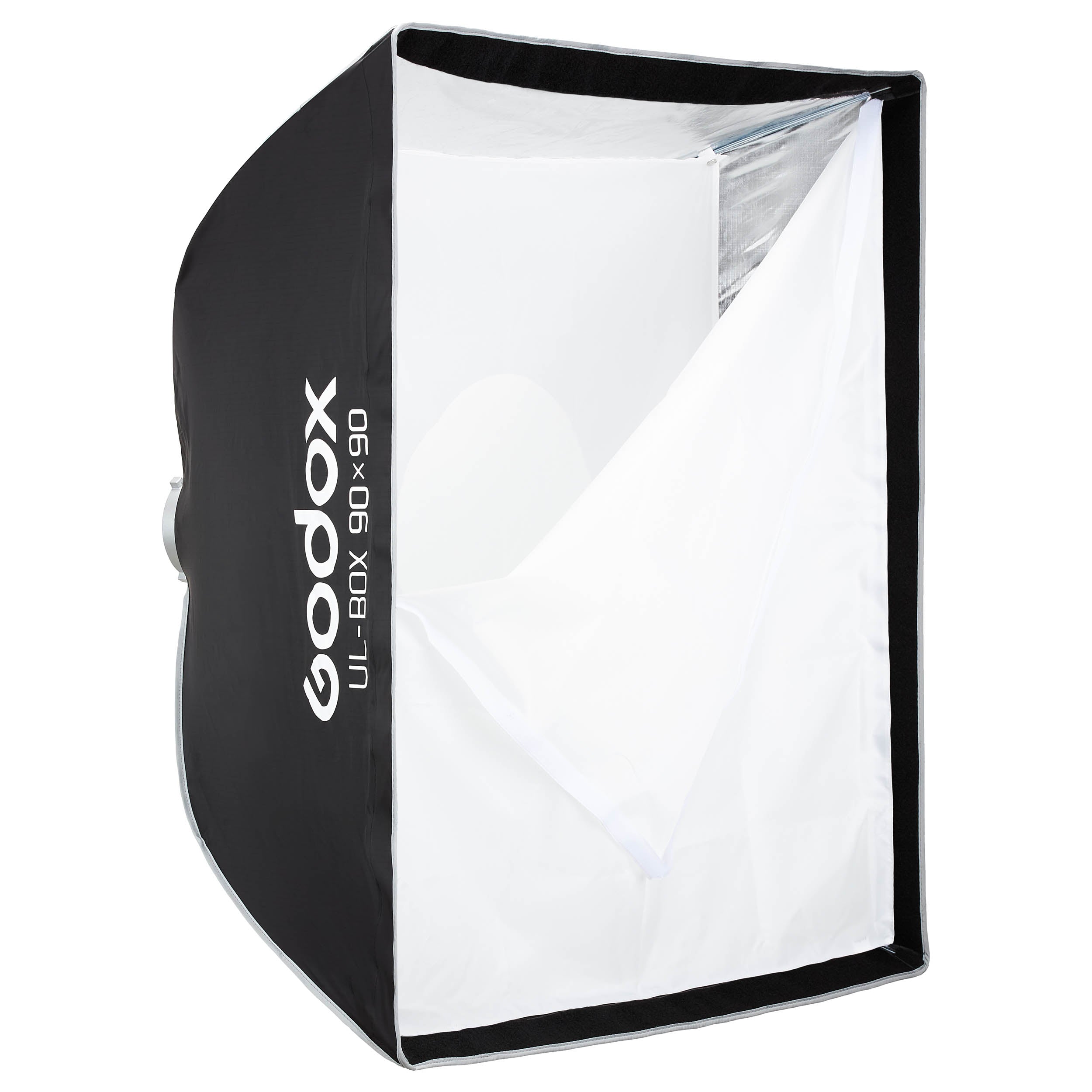 Godox 90x90cm (3x3ft) UL BOX 90 Softbox - Professional Square Photography Lighting Umbrella for Studio & Outdoor Shooting - Perfect for Portraits, Product Photography & YouTube Videos