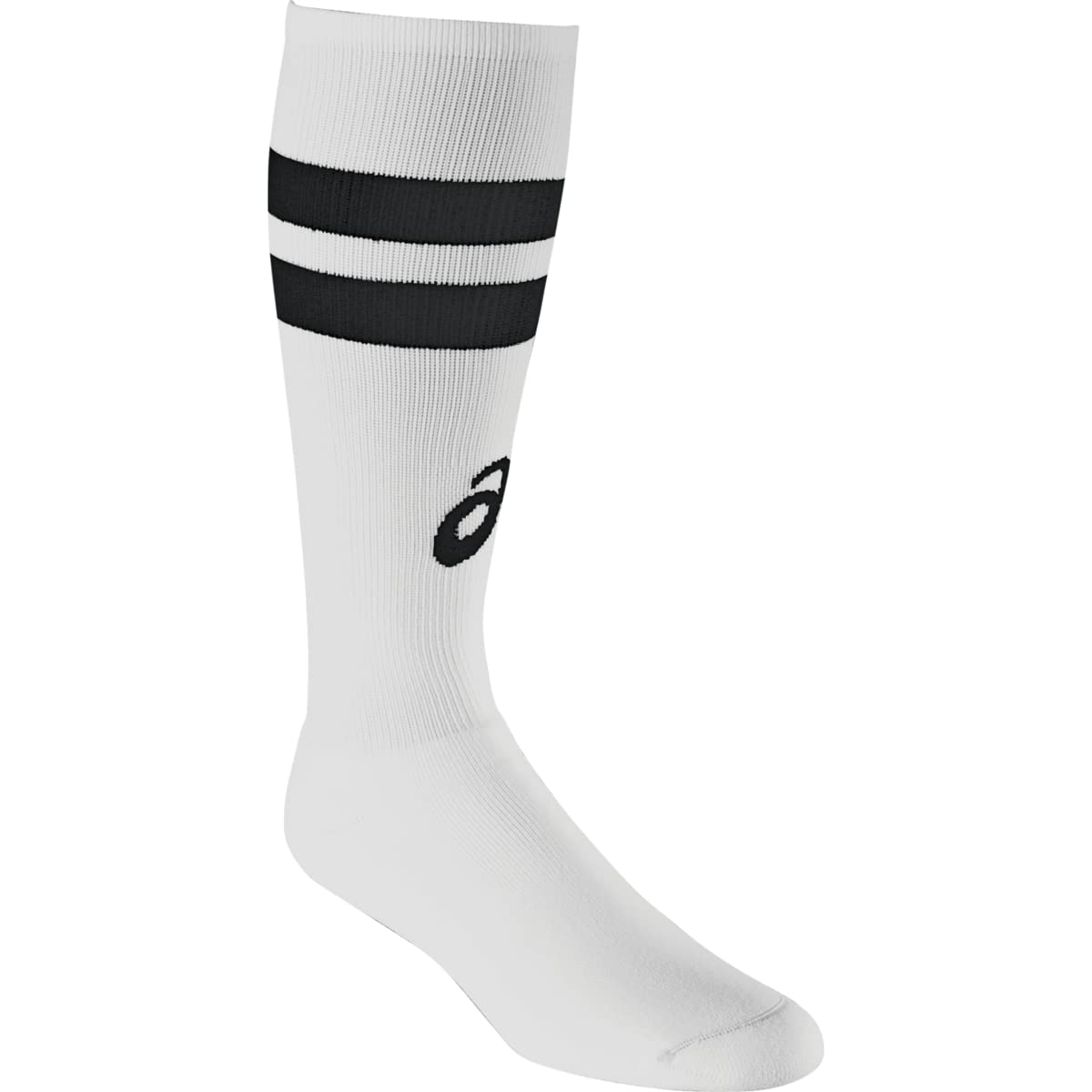 ASICS Classic Striped Knee High Socks for Women & Men - Retro Athletic Crew Socks for Running, Basketball, Sports & Casual Wear