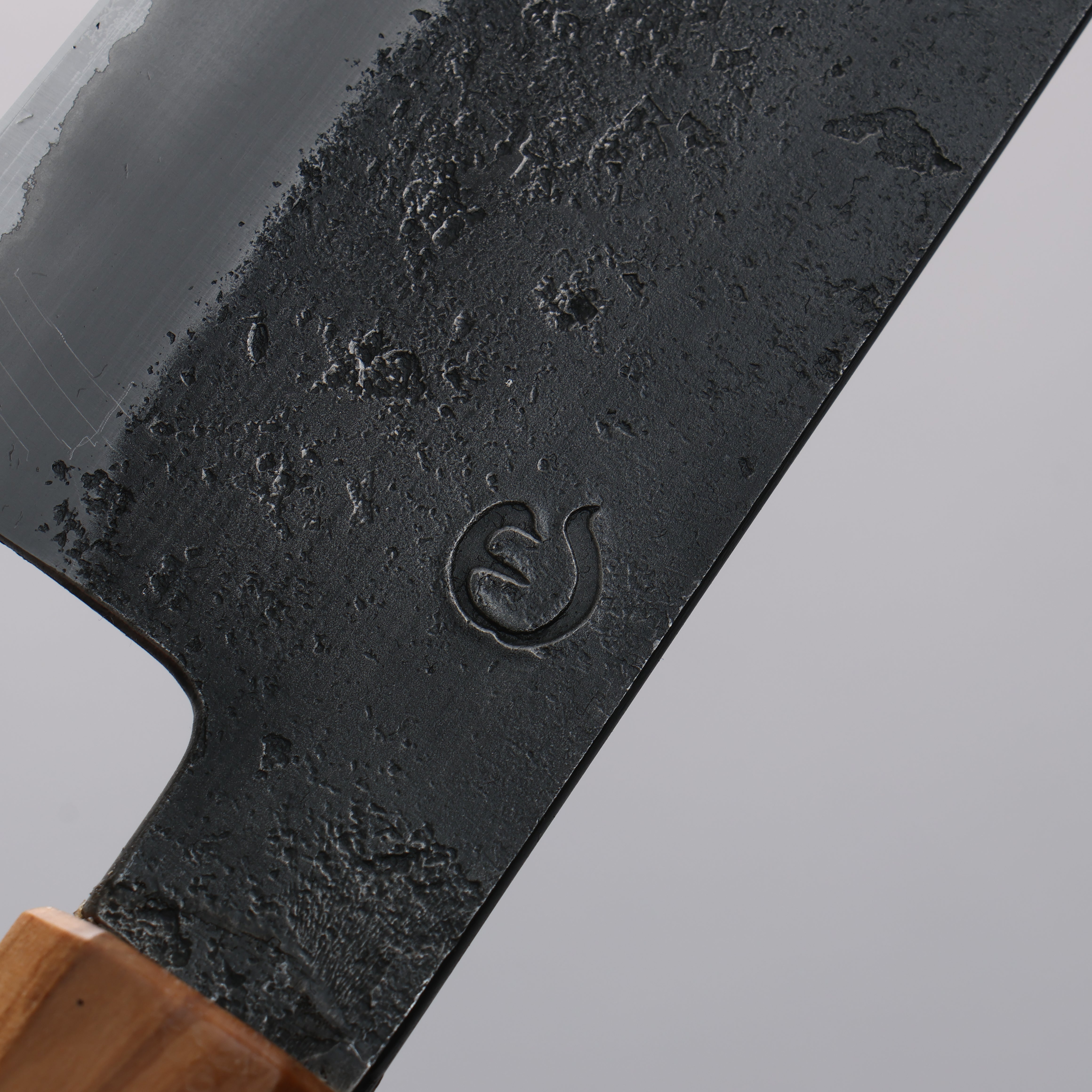 Premium Hozantomoe White Steel No.2 Gyuto Chef Knife 210mm - Black Finish with Olive Wood & Resin Handle - Perfect for Professional Chefs & Home Cooking