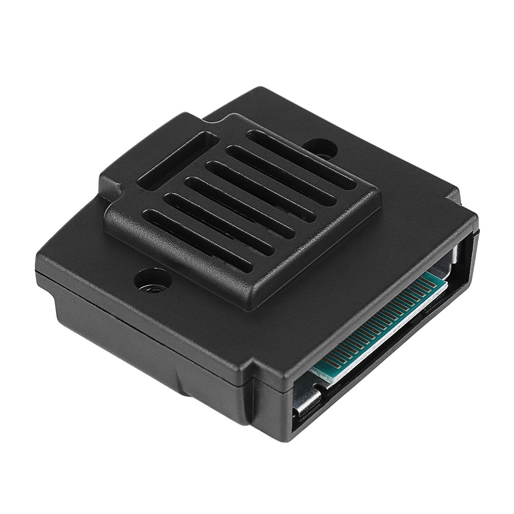 Original N64 Jumper Pak Replacement - High-Performance Memory Card for Nintendo 64 Console | DPC Booster Expansion | Plug & Play (No Driver Required) | Black Protective Cover | Perfect for N64 Game Save Backup & Performance Enhancement