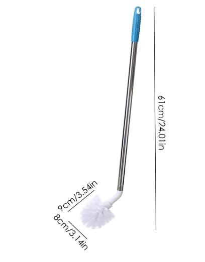 Qwid 20L Water Can Cleaning Brush - Long Handle 360° Scrubber for Narrow Neck Bottles & Containers (Pack of 2) - Ideal for Camping, Home Storage & RV Water Tanks