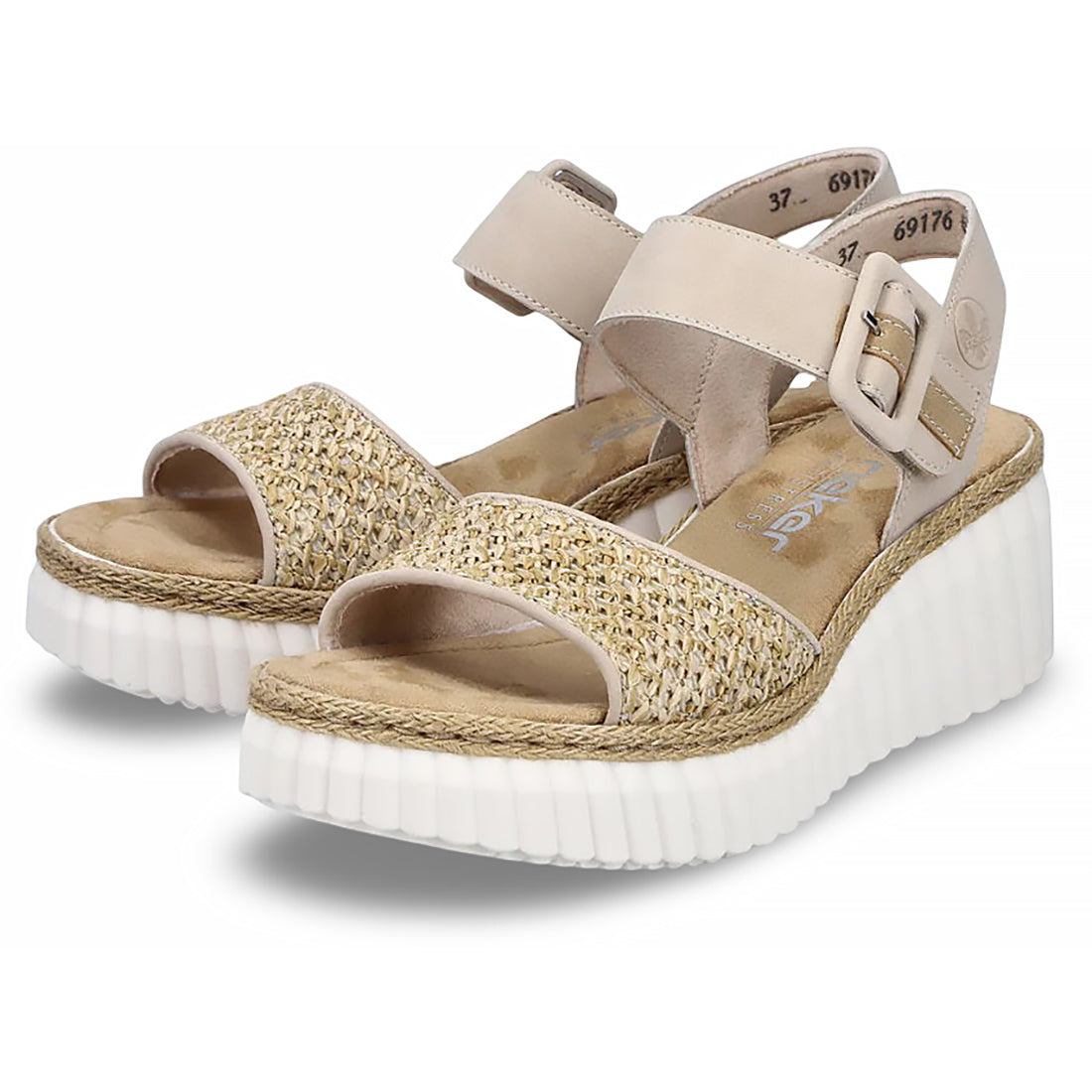Rieker Rose 61976 Women's Comfortable Casual Shoes - Stylish & Lightweight for Everyday Wear, Walking, and Office Use