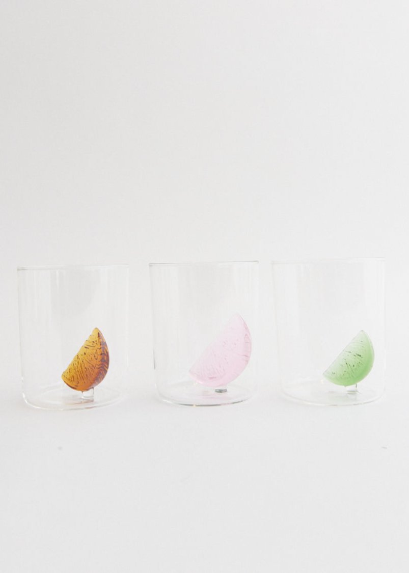 3 Pack Citrus Scented Reusable Cups - Eco-Friendly Drinking Glasses for Juice, Smoothies & Cocktails | Perfect for Home, Office & Outdoor Use