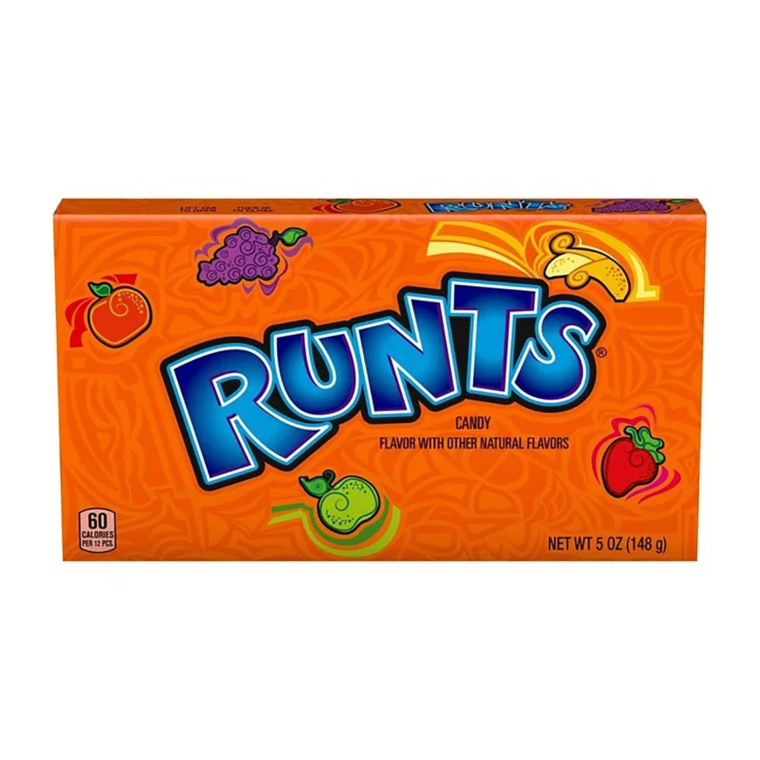 Ferrara Runts Assorted Fruit Flavored Candy - 5oz Bags, 12 Count Case - Perfect for Halloween, Parties, and Office Snacks