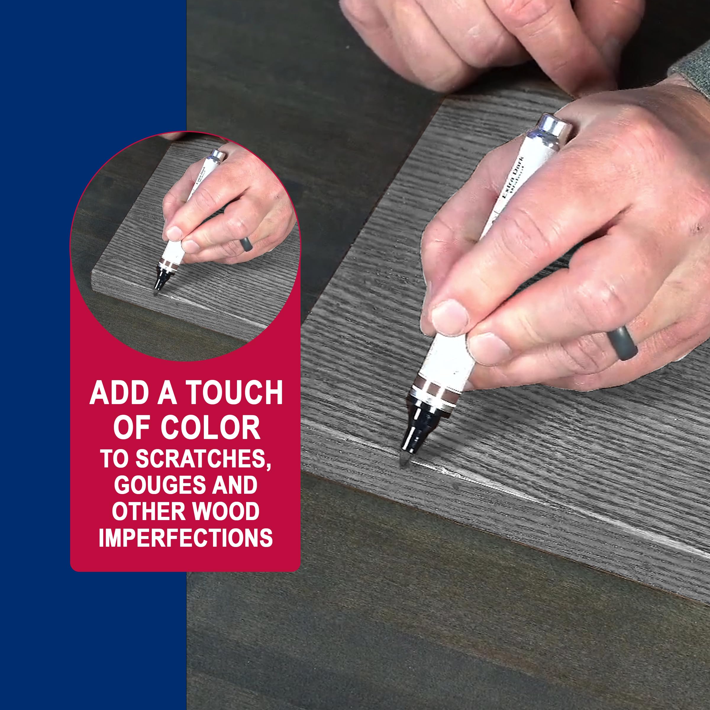Mohawk Pro-Mark® Touch Up Wood Markers - Autumn Harvest KMC | Scratch Repair for Wood Furniture, Tables, Desks, Frames | Perfect for Home & Office Wood Touch-Ups