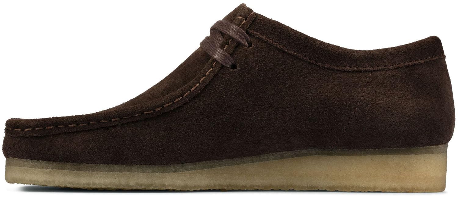 Clarks Men's Suede Wallabee Shoes - Comfortable Casual Loafers for Men | Breathable & Stylish | Perfect for Work, Travel & Everyday Wear