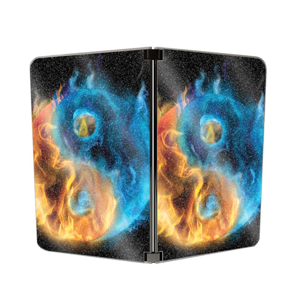 MightySkins Glossy Glitter Skin for Microsoft Surface Duo - Yin and Yang Design | Protective & Durable High-Gloss Finish | Easy to Apply & Remove | Made in USA | Perfect for Work, Travel & Personal Style Customization