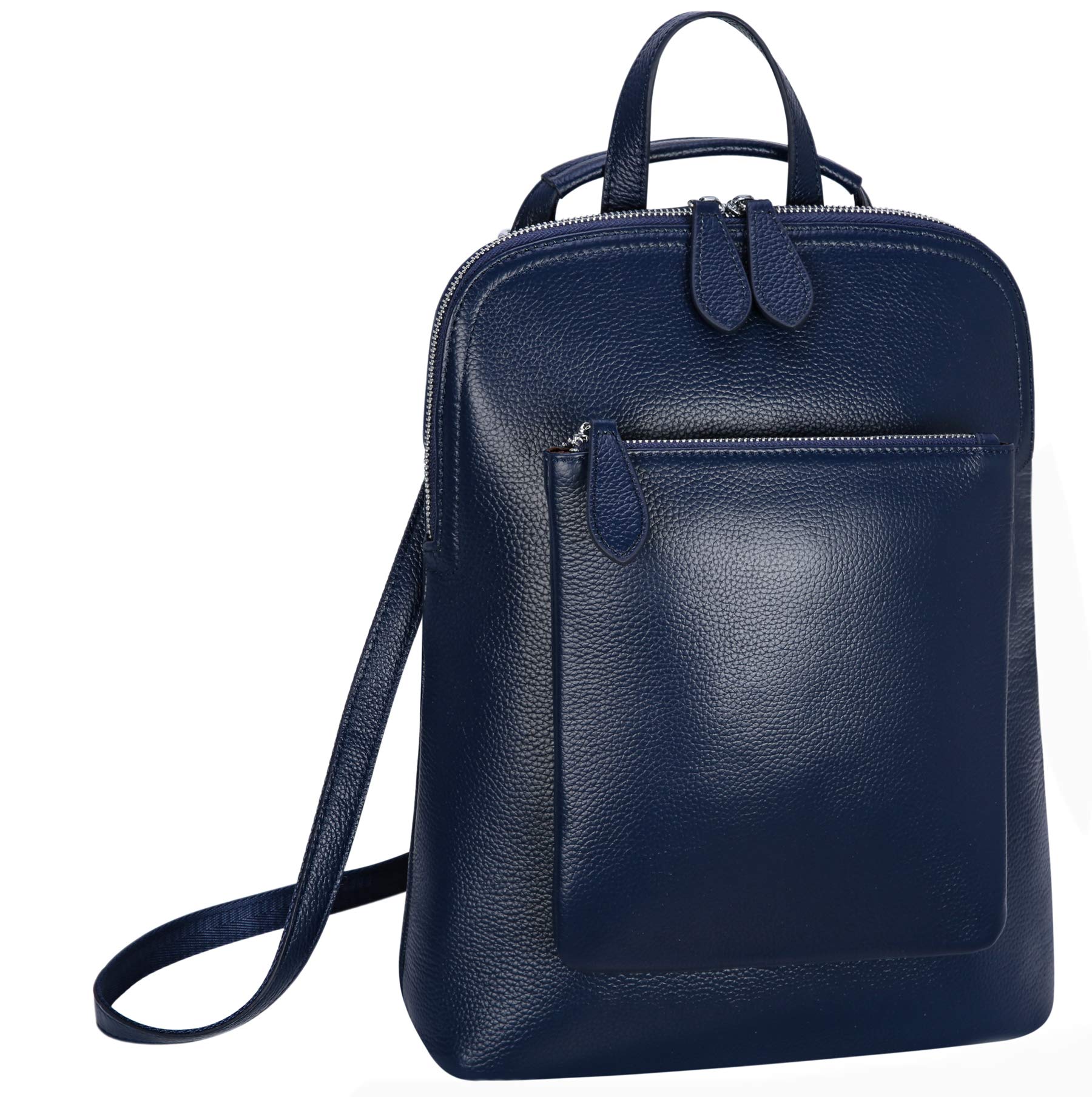 HESHE Women's Leather Backpack Purse - Convertible Designer Work Bag, Stylish Laptop Backpack for Office, Travel & Everyday Use