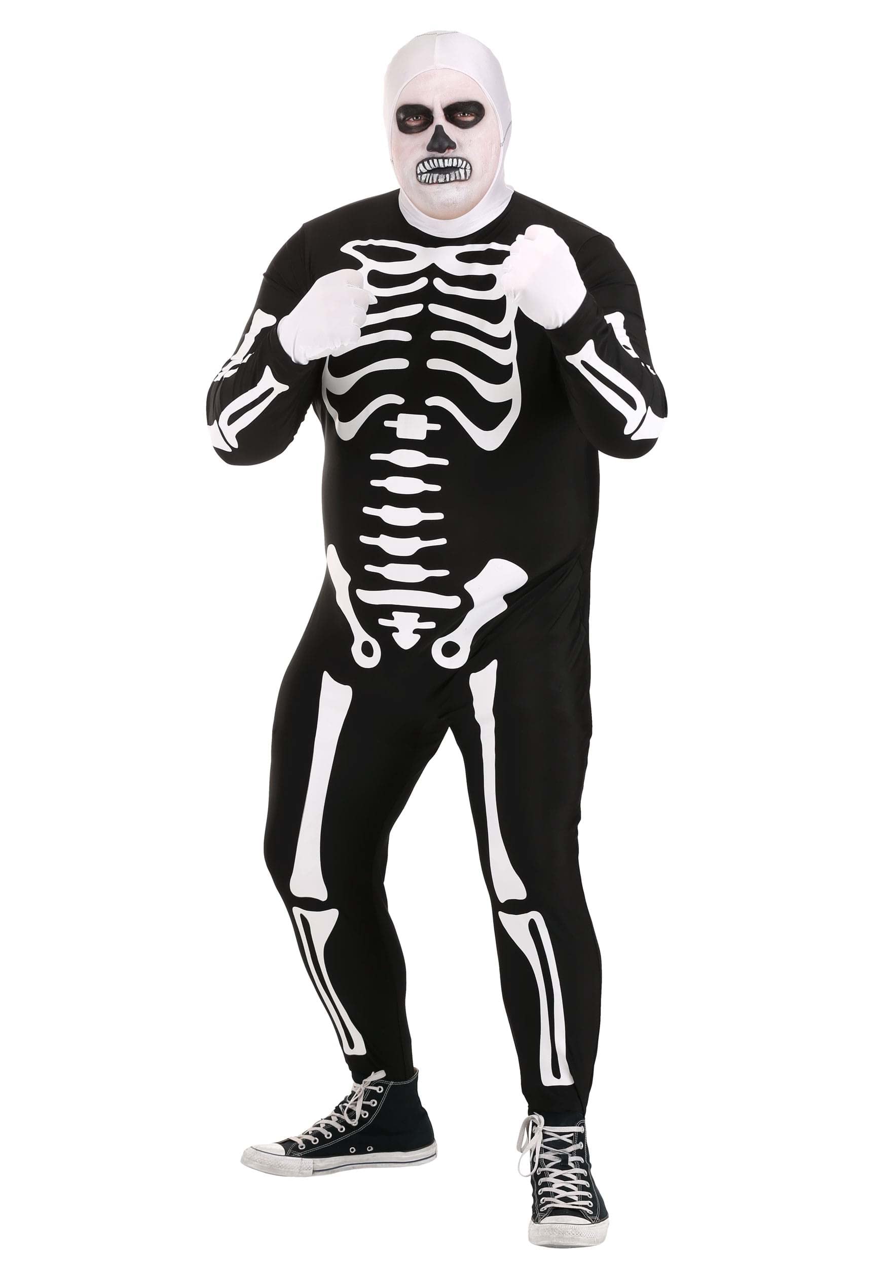 Authentic Karate Kid Skeleton Costume for Adults - Plus Size Halloween Cosplay & Movie-Themed Party Outfit | Perfect for Halloween, Cosplay Events, and 80s Nostalgia Parties