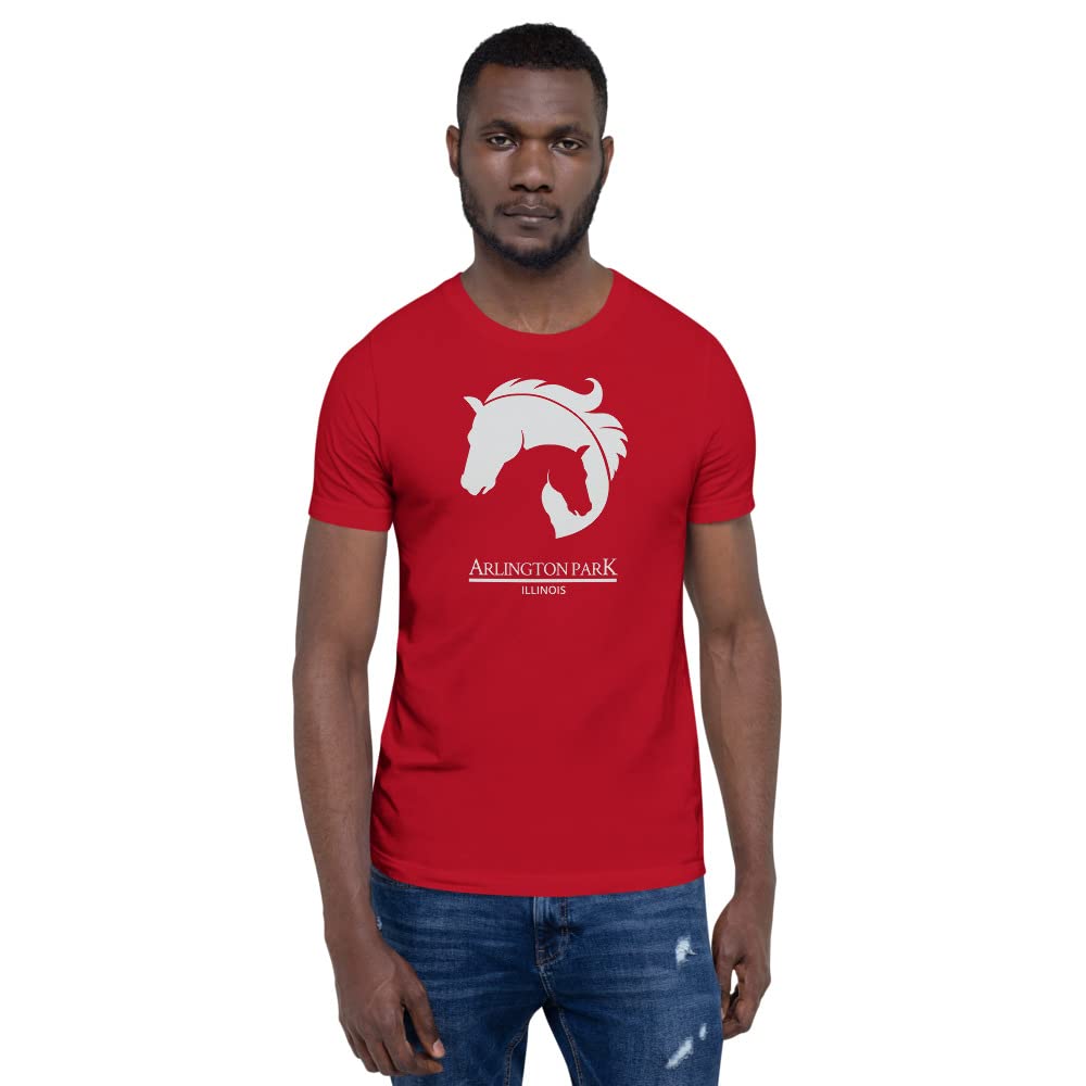 Arlington Park Horse Racing Derby Fans Unisex T-Shirt - Cool Short-Sleeve Cotton Tee for Men & Women - Perfect for Race Day, Sports Events & Casual Wear