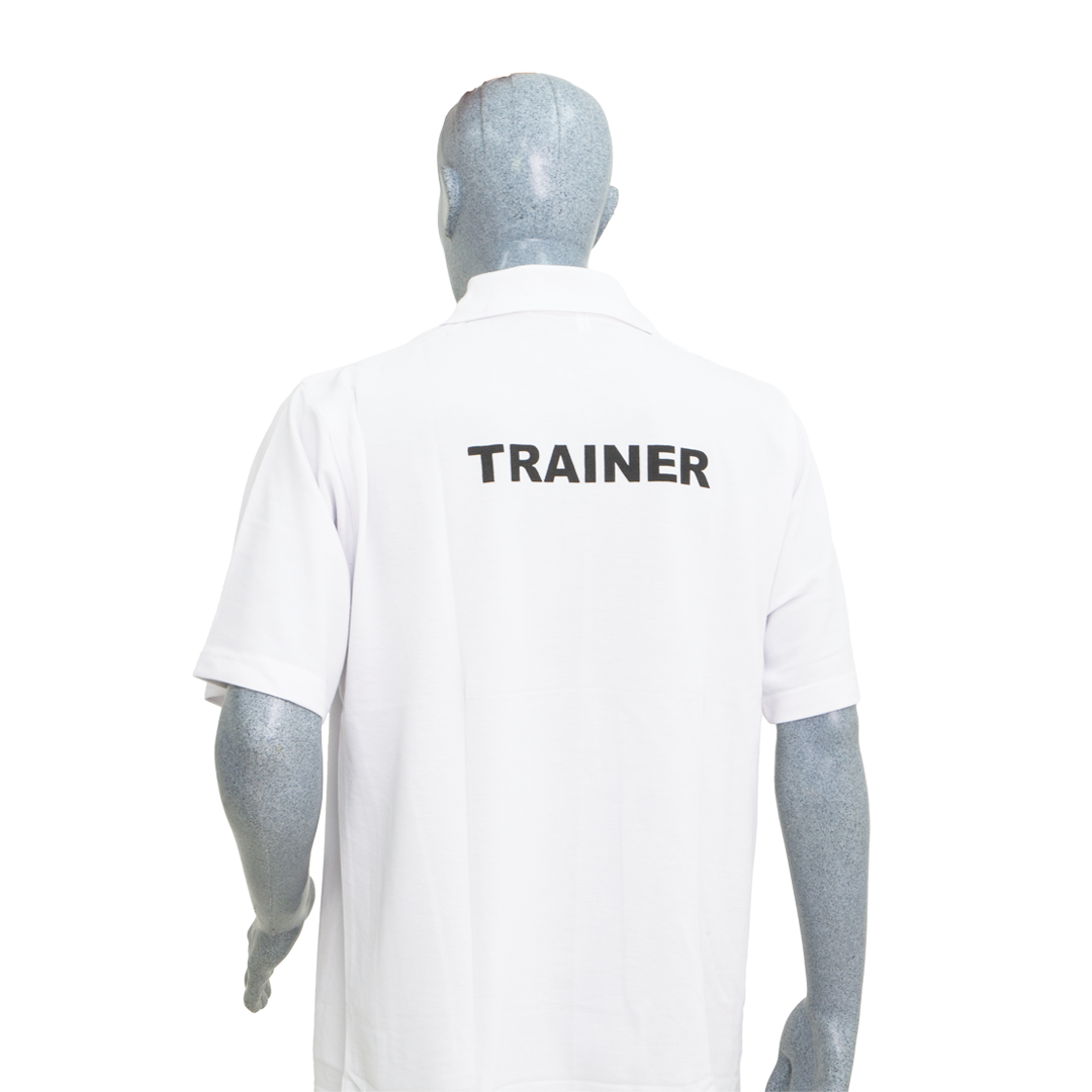 Men's White Polo Shirt - Breathable Cotton Casual T-Shirt for Gym, Workout & Everyday Wear | Comfort Fit & Moisture Wicking | Perfect for Sports, Office & Outdoor Activities