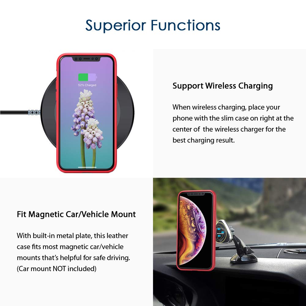 Premium Magnetic Car Mount & Wireless Charging Case for iPhone 11 Pro Max (6.5