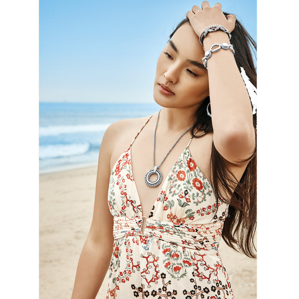 Brighton Pretty Tough Bold Ring Dot Necklace - Elegant Sterling Silver Pendant for Women | Perfect for Everyday Wear, Date Nights & Special Occasions