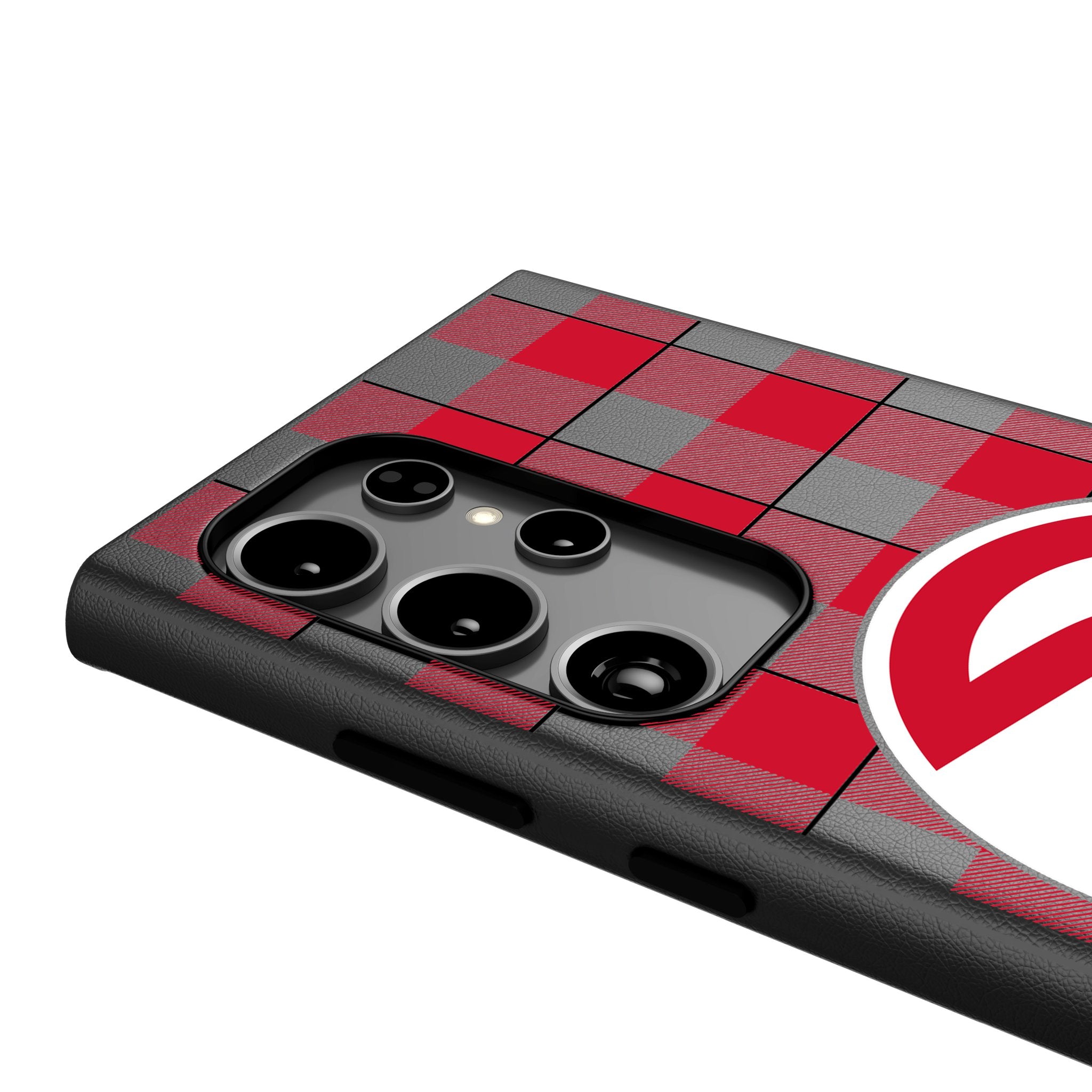 Atlanta Hawks Plaid MagSafe Compatible Phone Case for Samsung Galaxy S21 S22 S23 - Durable Protective Cover for Everyday Use & Sports Events