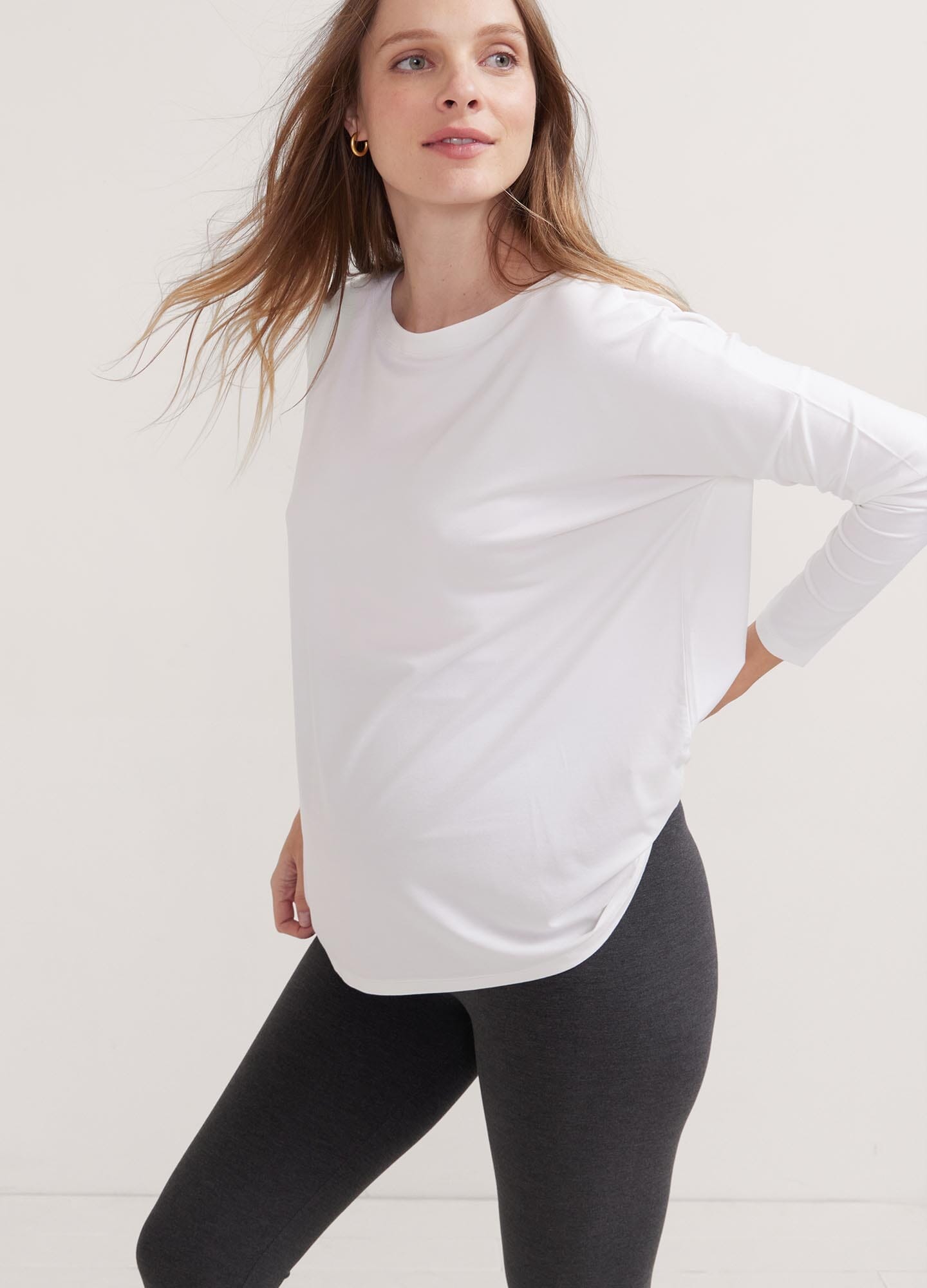 Premium Soft Cotton Long Sleeve T-Shirt for Men & Women - Comfortable Casual Wear for Everyday, Workout & Layering