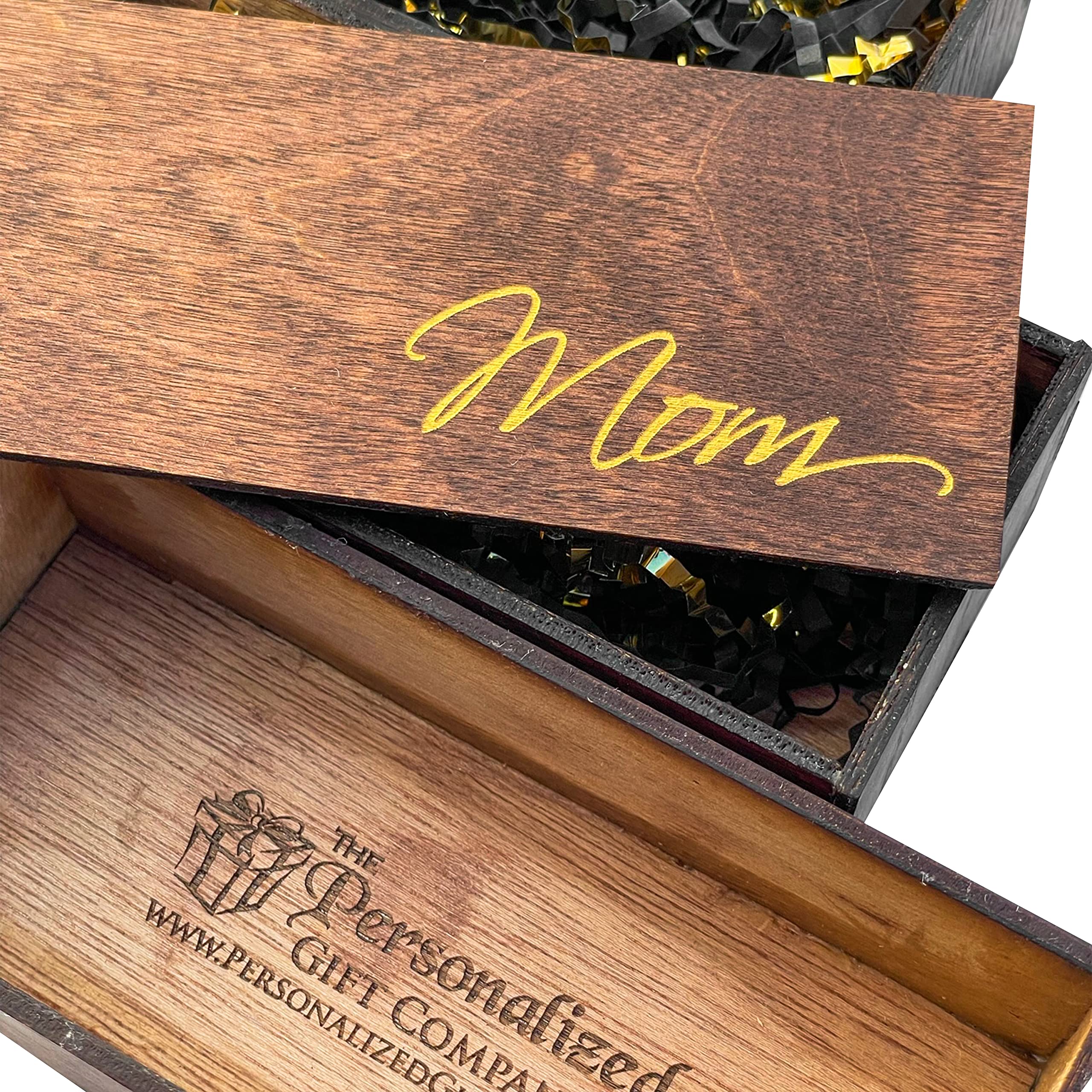 Personalized Engraved Gift Box for Wedding, Anniversary & Special Occasions - Perfect for Mom, Bridal Showers & Party Favors