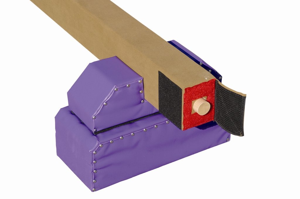 Tumbl Trak Brianna Beam Leg Bases - Optional Accessories for Gymnastics Training & Home Practice
