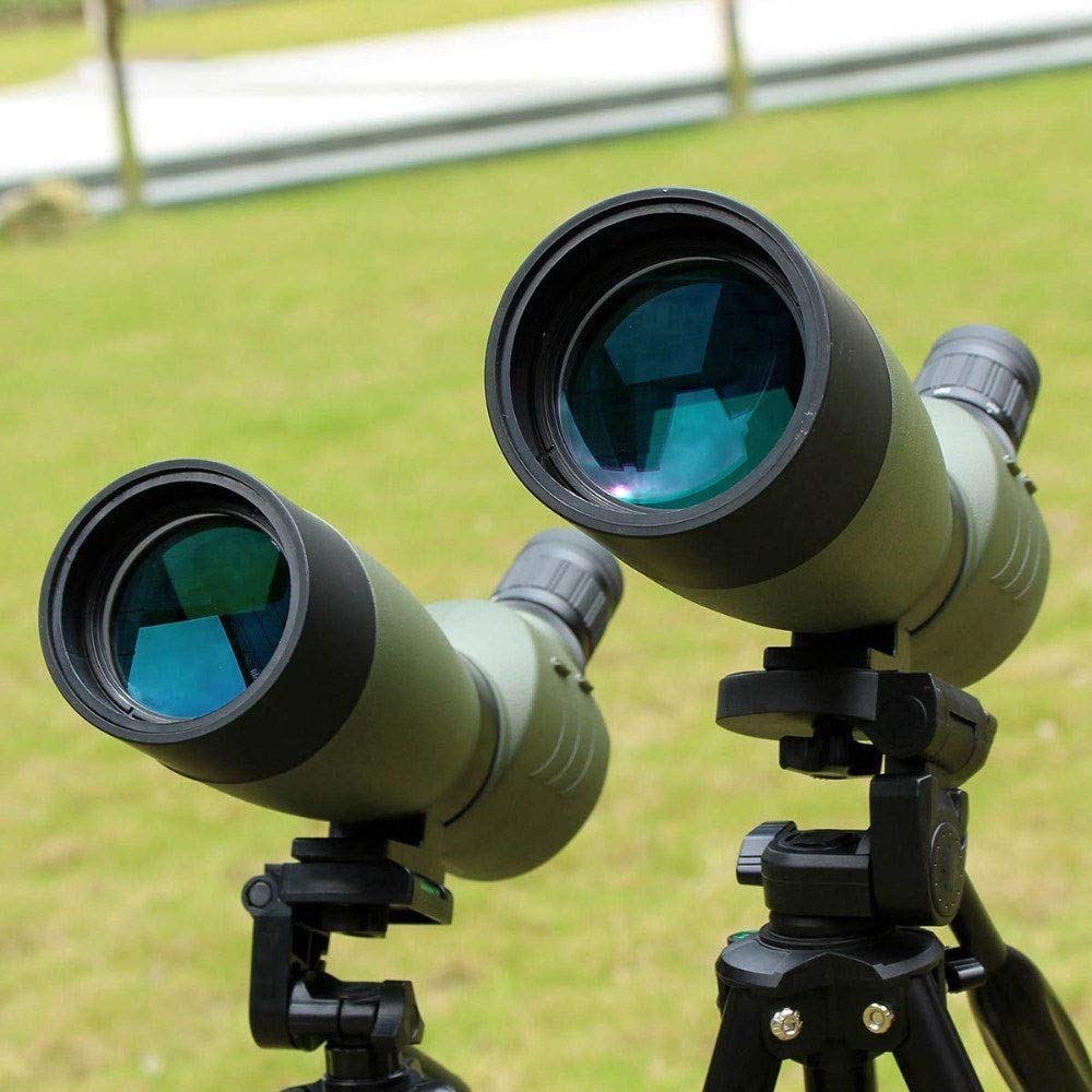 **25-75x70mm BAK4 Prism Spotting Scope - Waterproof 45-Degree Angled Hunting Telescope with Tripod for Bird Watching, Target Shooting & Outdoor Adventures**