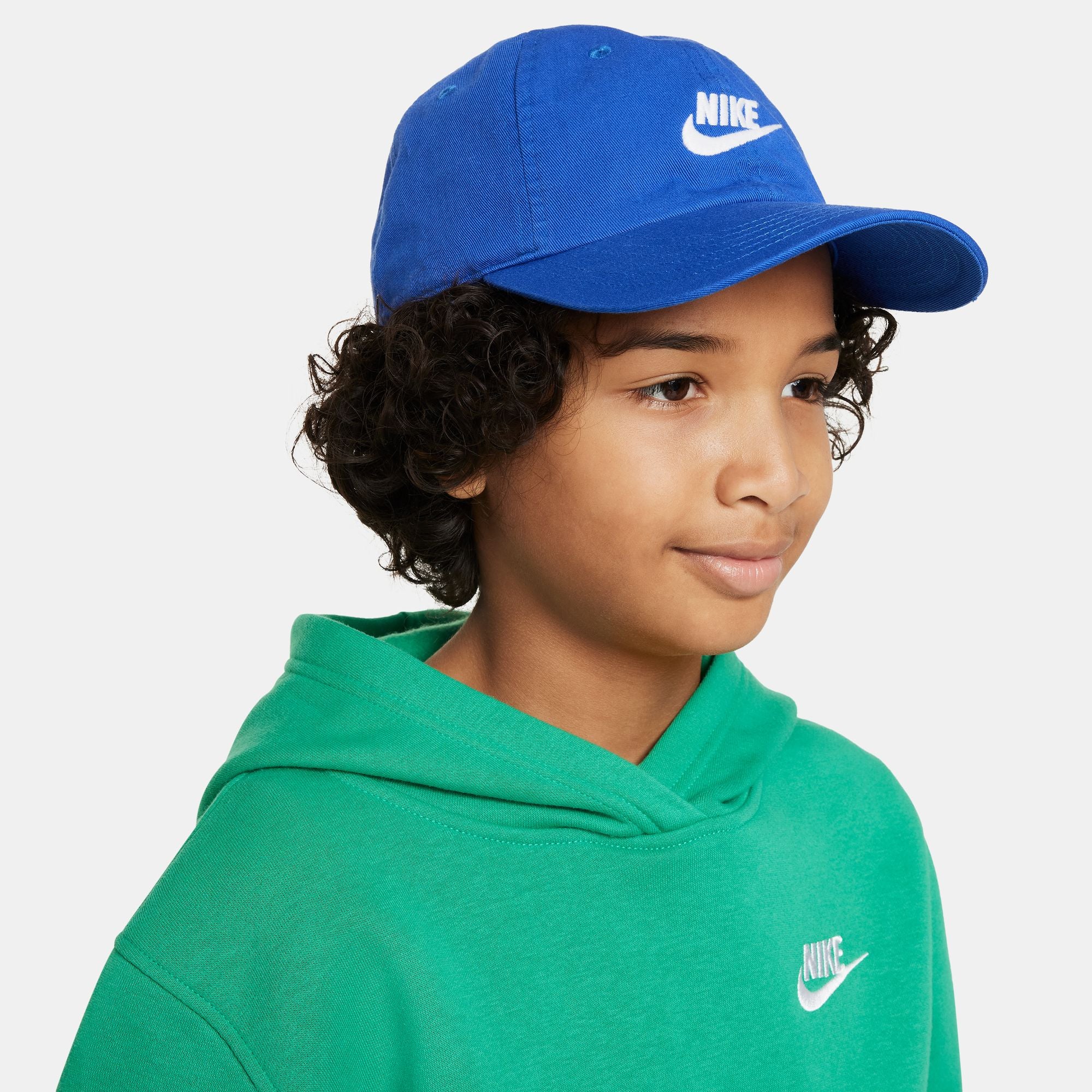 Boys' and Girls' Nike Youth NSW Club Adjustable Baseball Cap - Stylish Sporty Hat for Kids Outdoor Activities, Sports, and Casual Wear