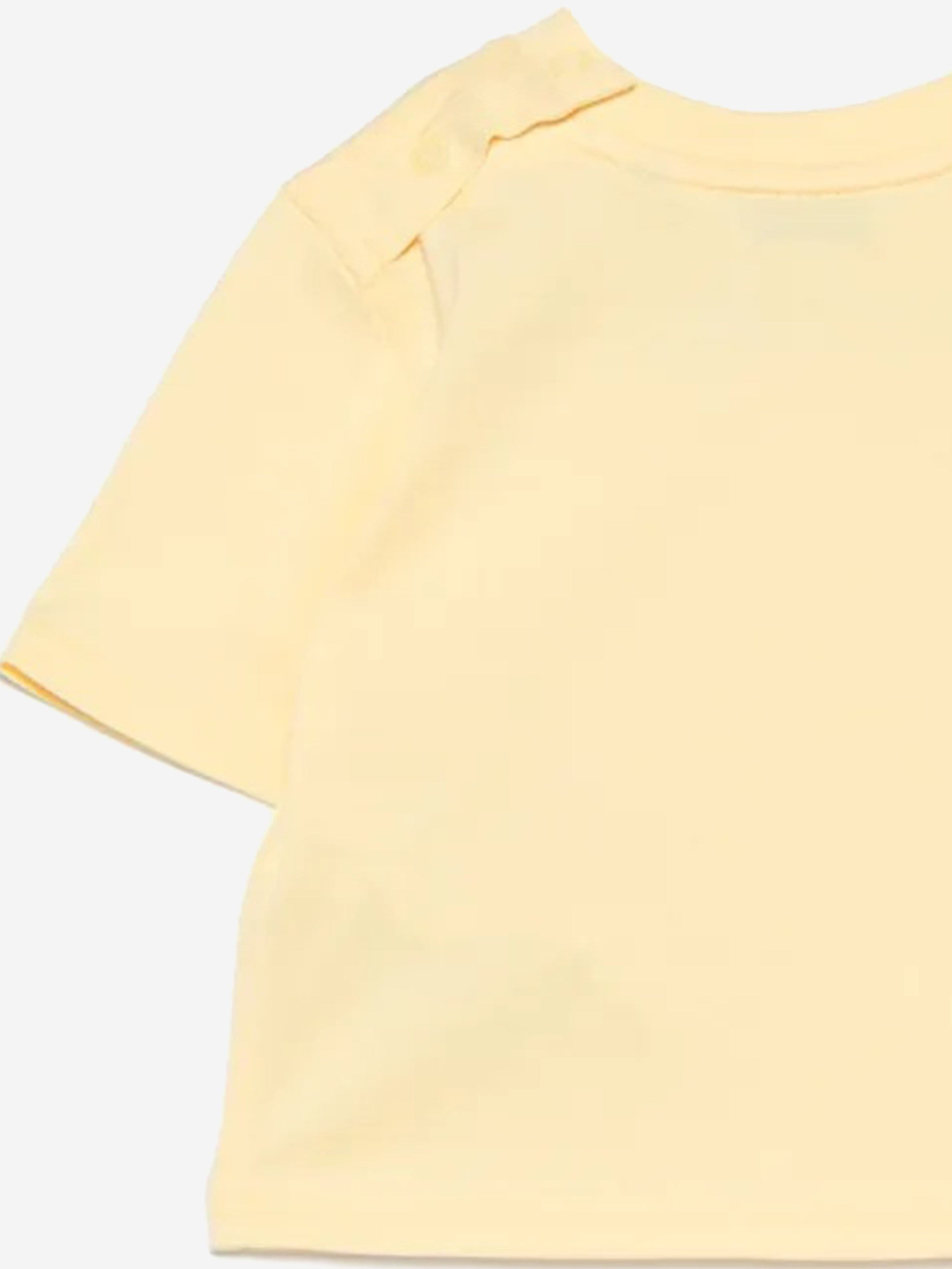 Yellow Mini Cedar T-Shirt for Baby Boys - Soft & Comfortable Cotton Tee for Playtime & Casual Outings