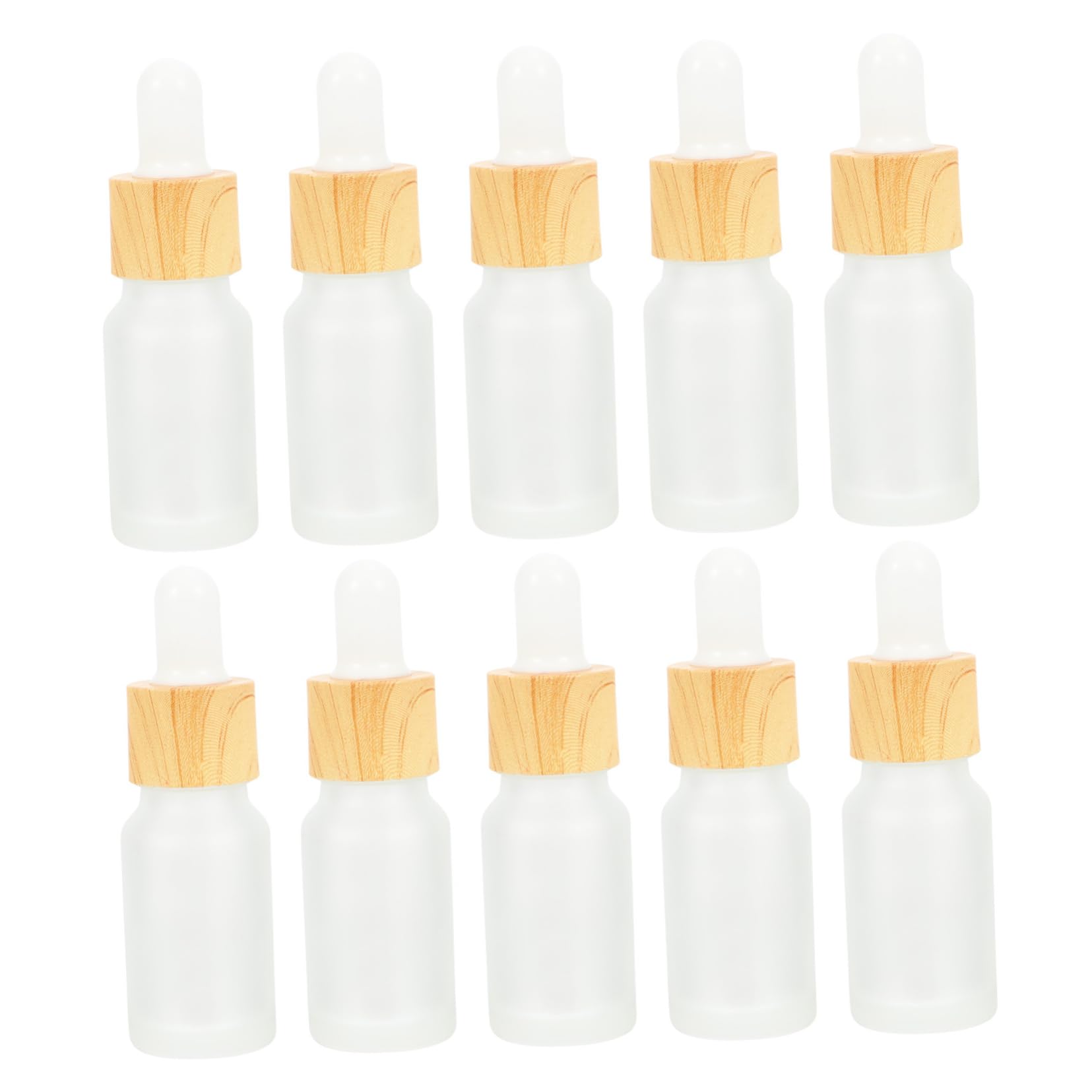 Beavorty 10ml Glass Makeup Bottles - Portable Liquid Dispensers for Travel & DIY