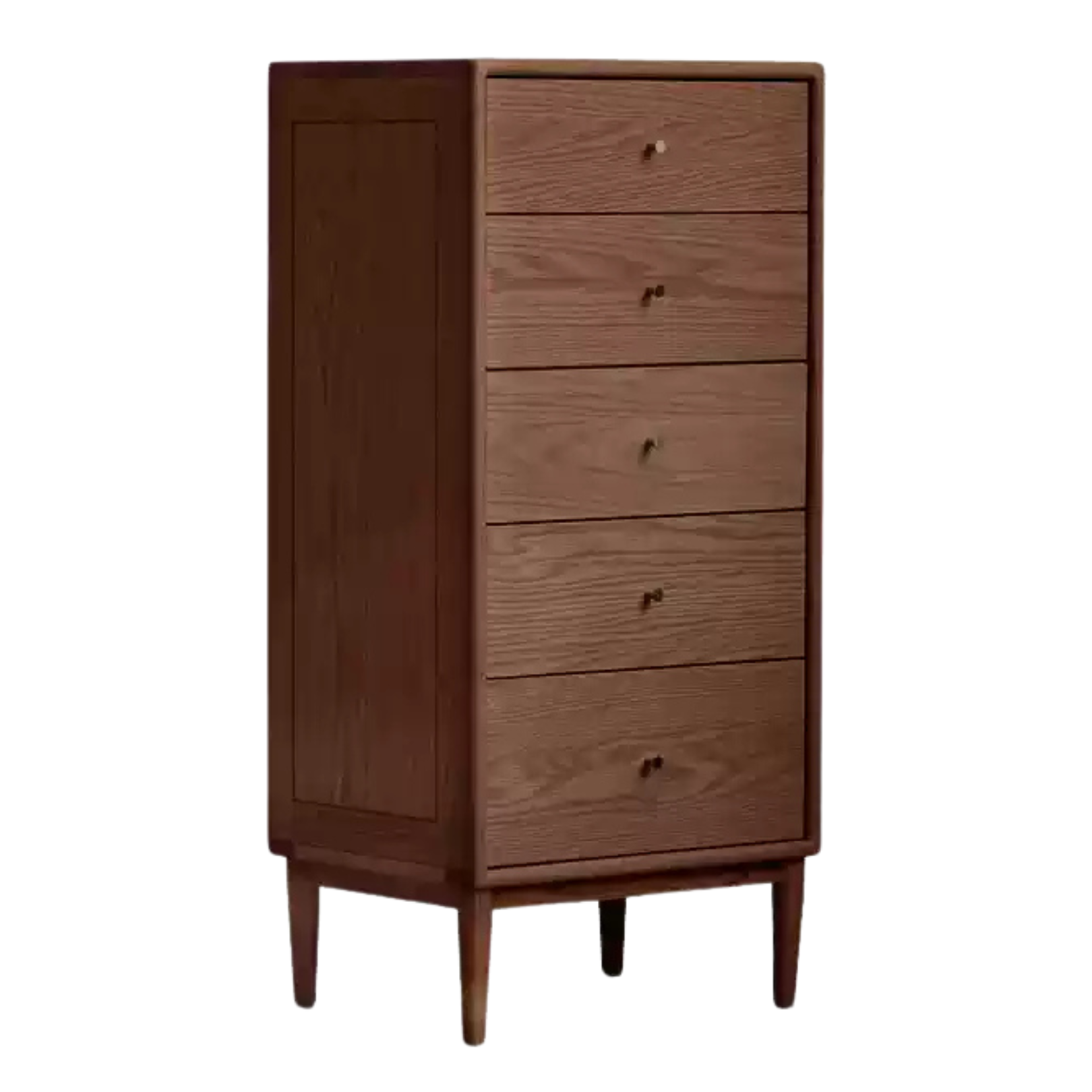 20x15.7x43.3 inch / 51x40x110сm / walnut color / Oak metal slide chest of drawers