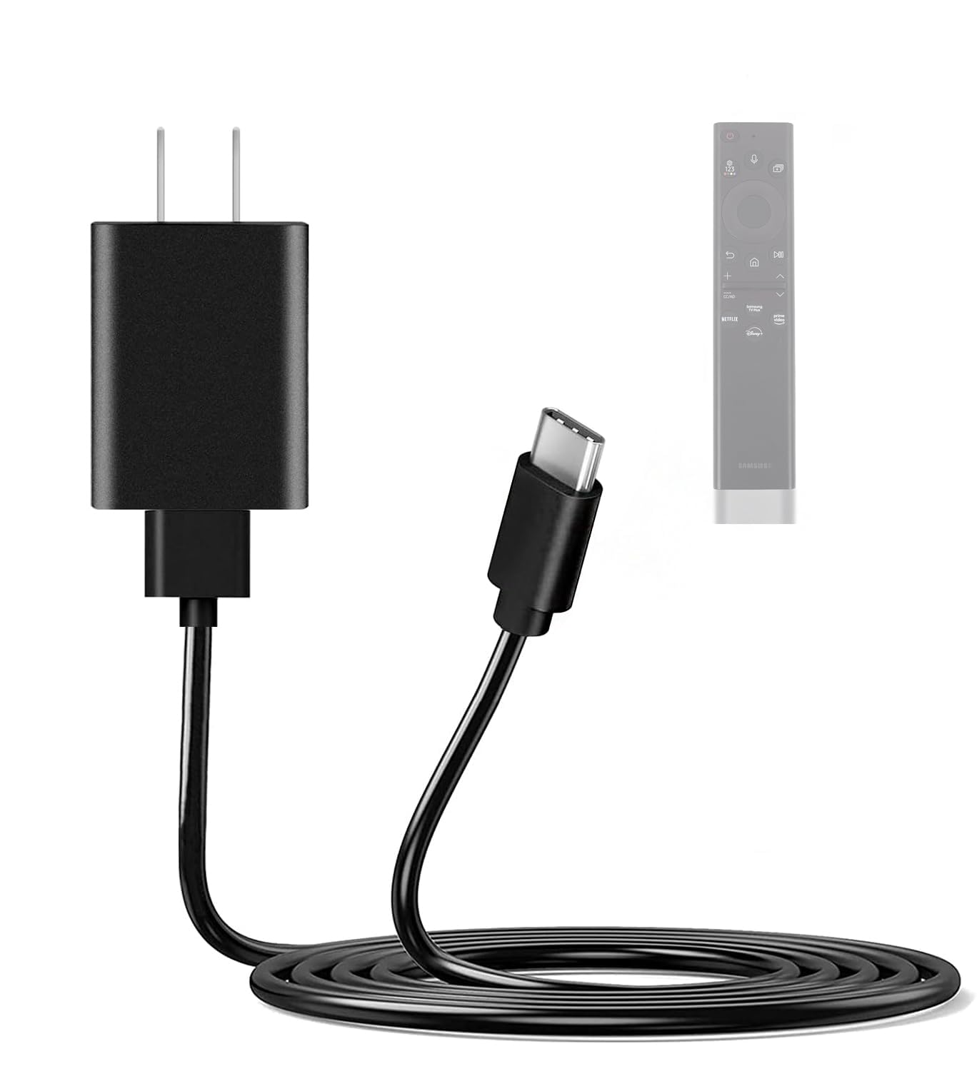 Samsung TV Remote Charger Cord - Replacement Charging Cable for Samsung Frame TV, QLED TV & Smart Control Remotes | Solar-Powered & Durable | Perfect for Home Theater & Entertainment Systems