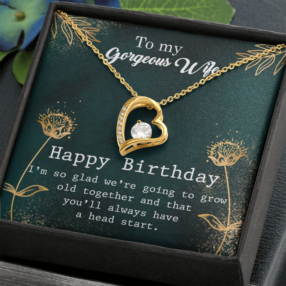 Forever Love Necklace for Women - Romantic Birthday & Anniversary Gift for Wife - Perfect for Valentine's Day, Wedding, or Special Occasions