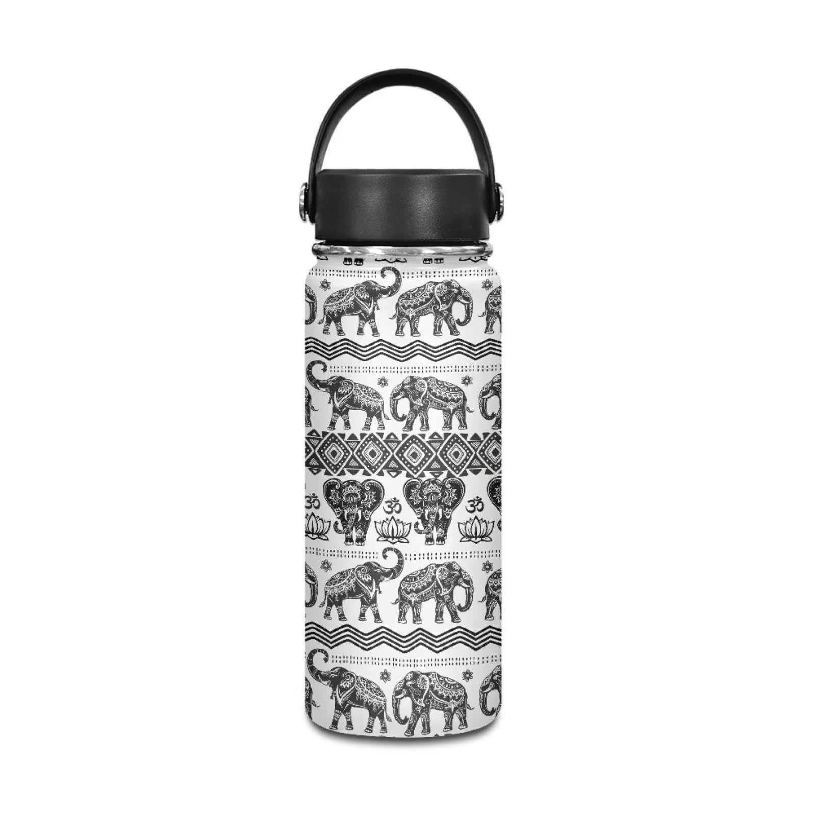 ORGYPET Cute Axolotl Water Bottle 18oz - Stainless Steel Insulated Water Bottle with Handle, Keeps Drinks Hot/Cold for Hours, Lightweight Wide Mouth Travel Bottle - Perfect for School, Gym, Hiking & Outdoor Activities