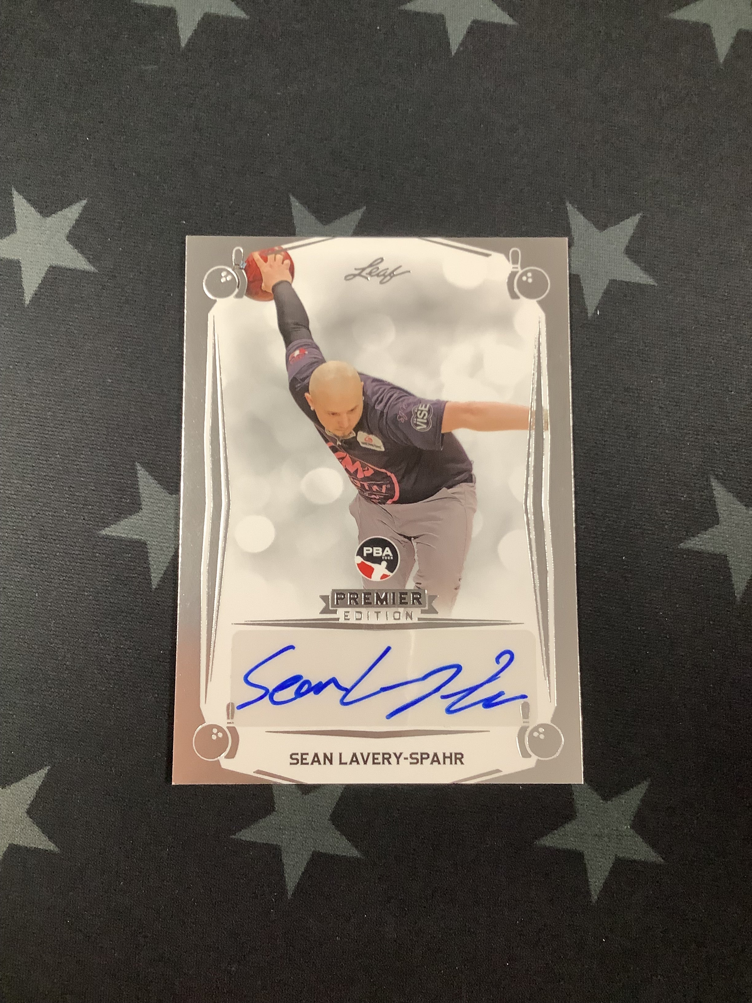 2023 Leaf Premier Edition PBA Sean Lavery Spahr Auto BA SLS - Authentic Bowling Trading Card for Collectors & Fans - Perfect for Display, Gifts & Memorabilia Collections
