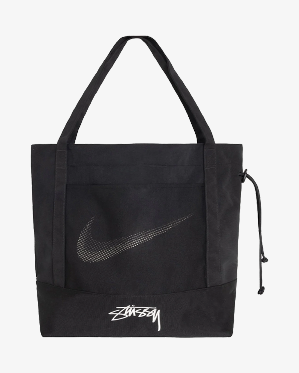 Nike x Stussy SS24 Black Tote Bag - Stylish & Durable for Travel, Gym, and Everyday Use (New)